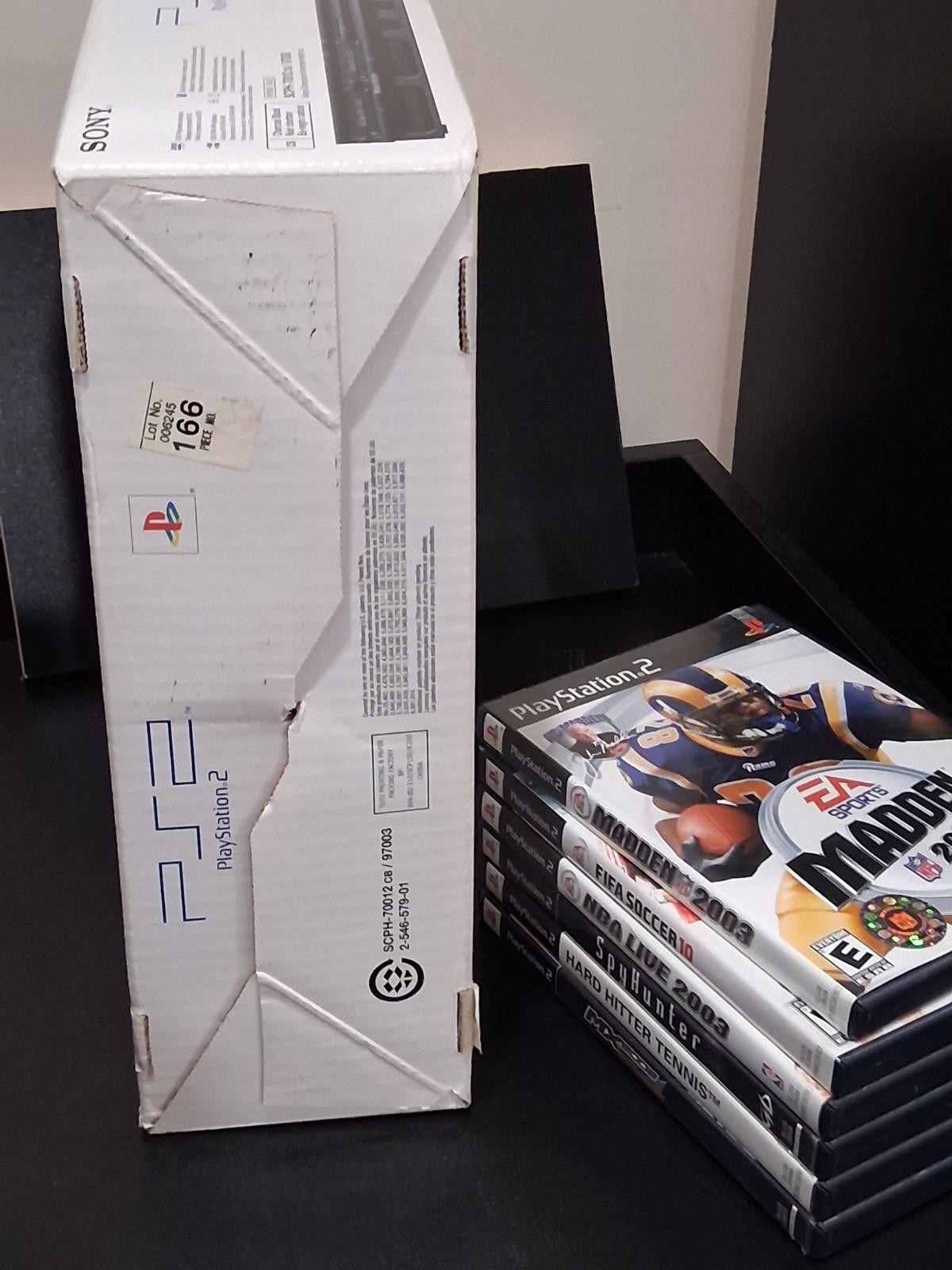 Sony PlayStation 2 PS2 Slim Console SCPH-70012 Complete in Box CiB PS1 Bundle
