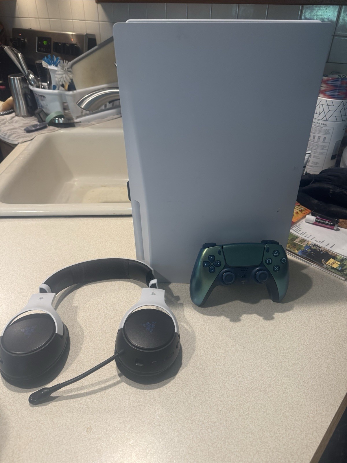 Sony PlayStation 5 Digital Edition Console 825GB 4K Wi-Fi w/ Controller Headset