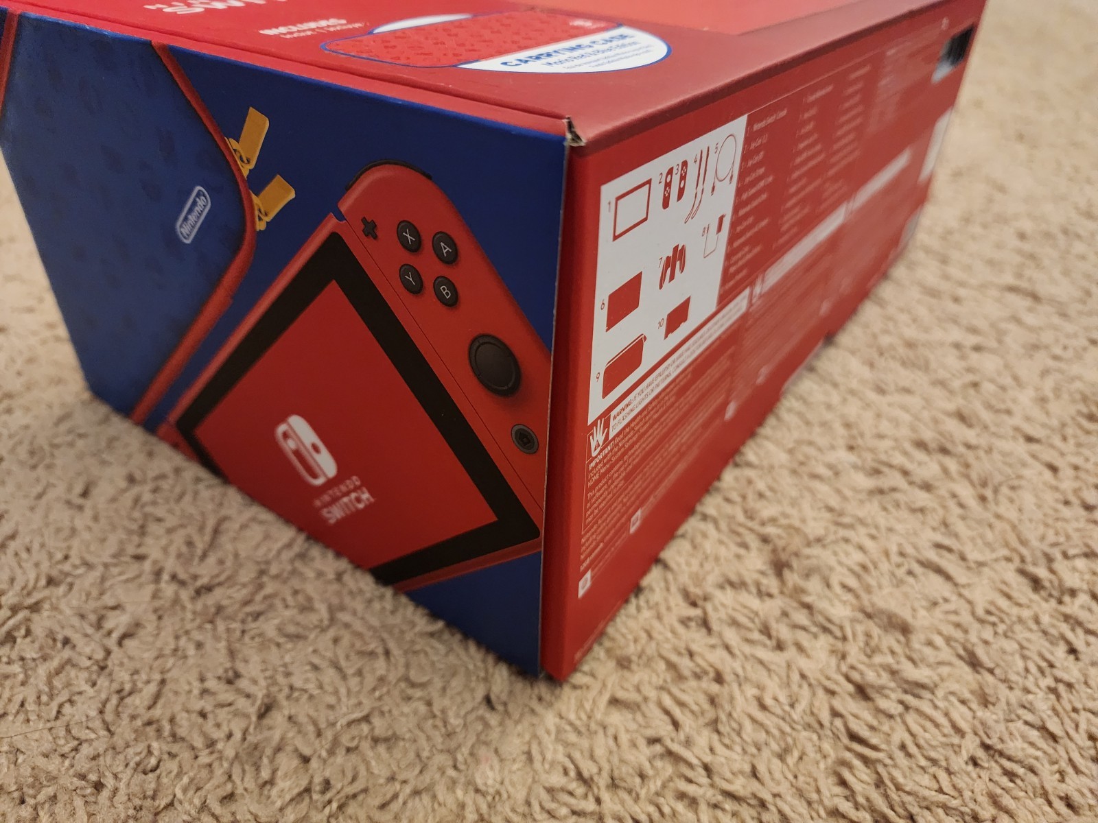 New Nintendo Switch Mario Red and Blue Edition – Fast Safe Ship!