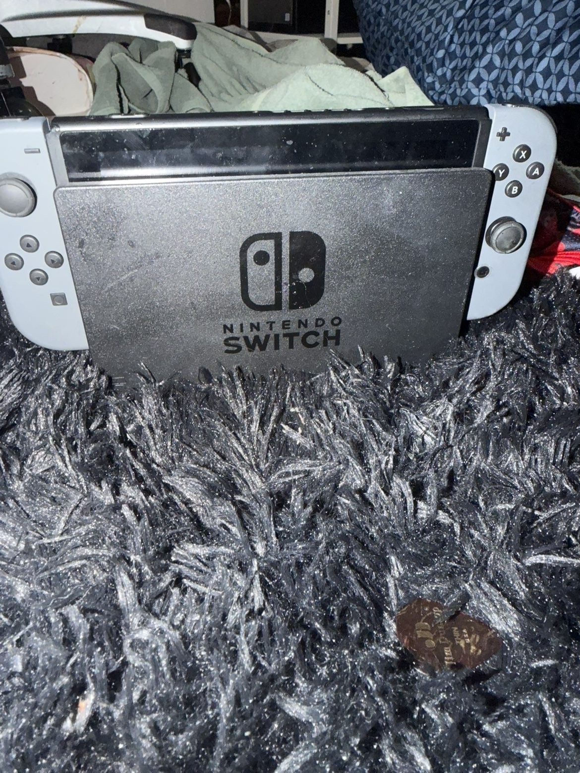 Nintendo Switch Console Gray Joy-Con HDMI Handheld Mode TV Mode