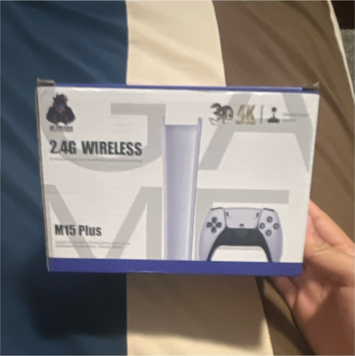 M15 Plus 2.4G Wireless 4K UHD Home Video Game Console White 3D Audio