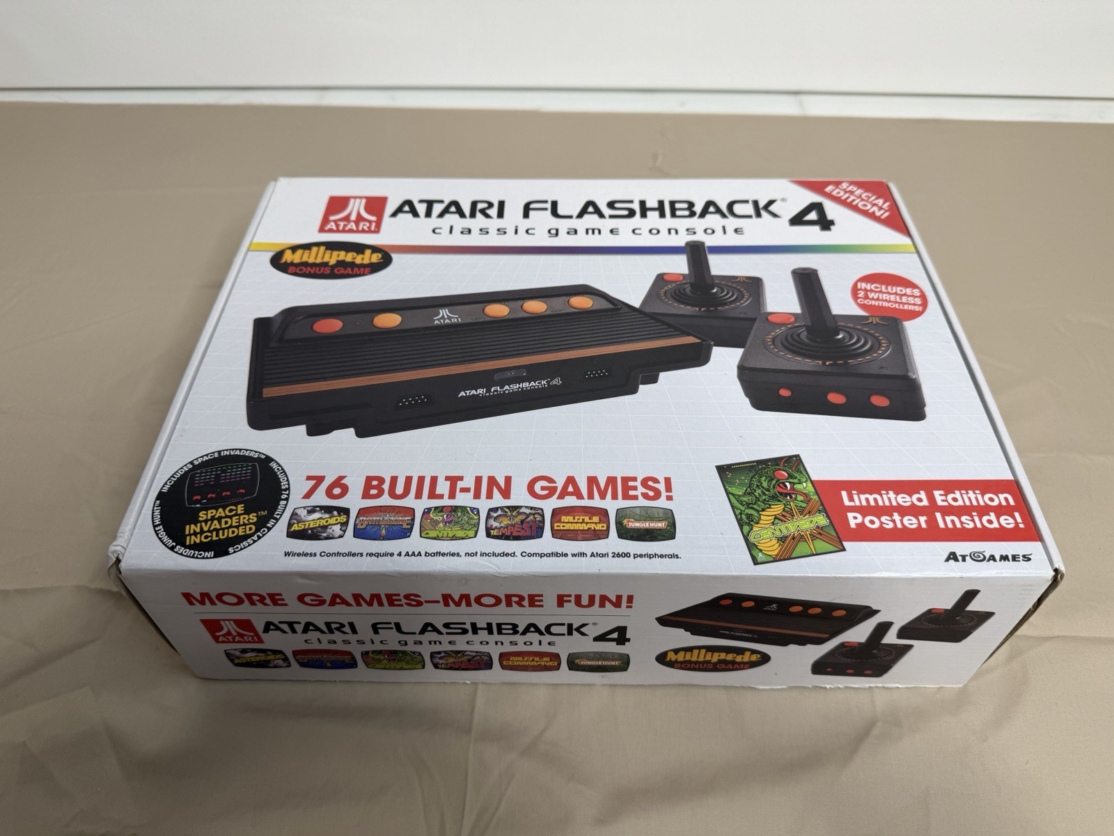 Atari Flashback 4 Classic Game Console Special Edition – 76 Built-In Games