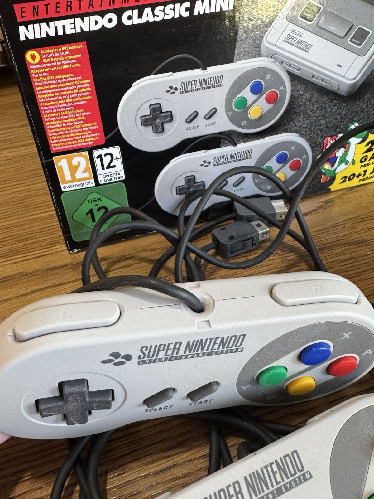 Super Nintendo Classic Mini SNES Entertainment System 21 Game Console