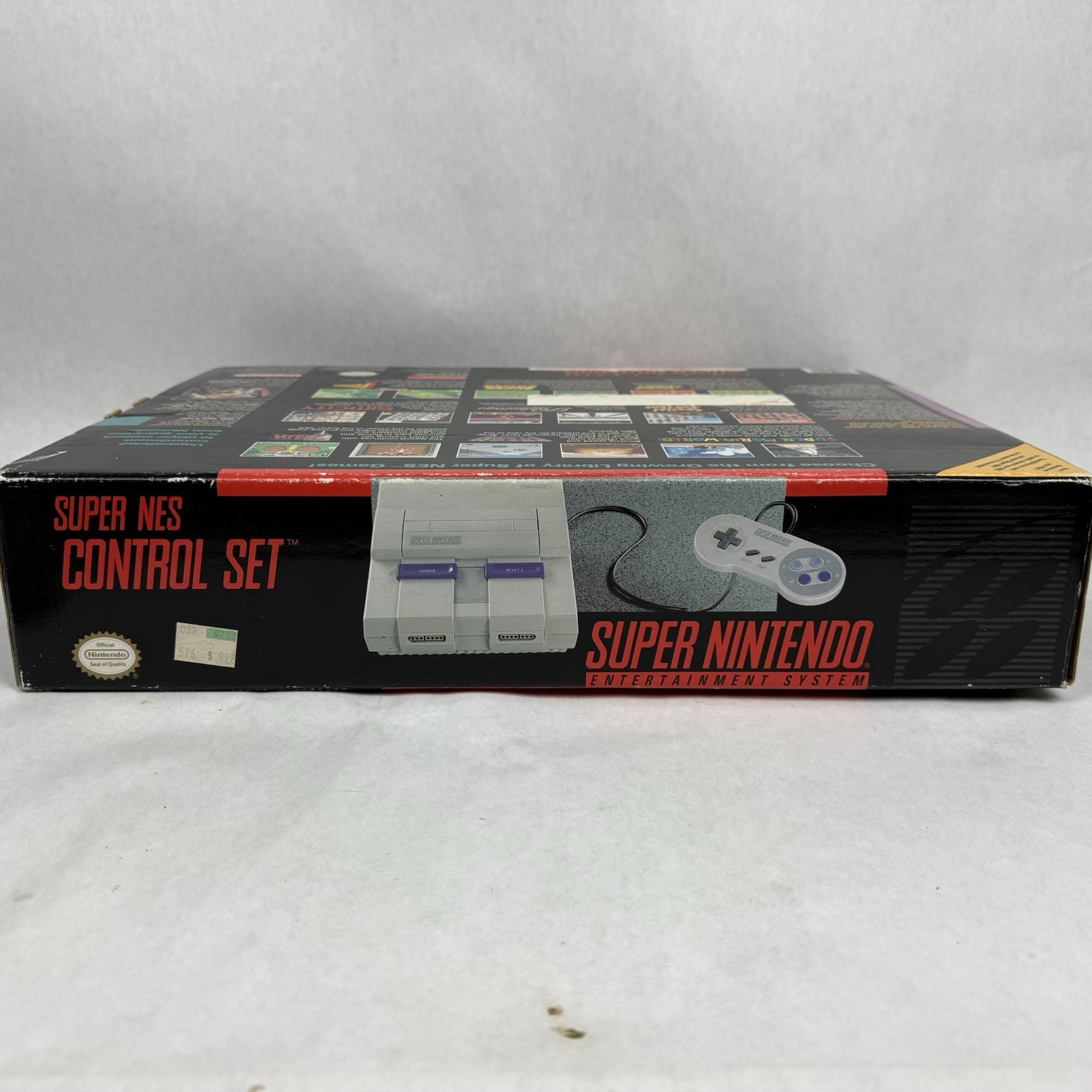 Super Nintendo System SNES Super Set Complete w/Box & Manual TESTED