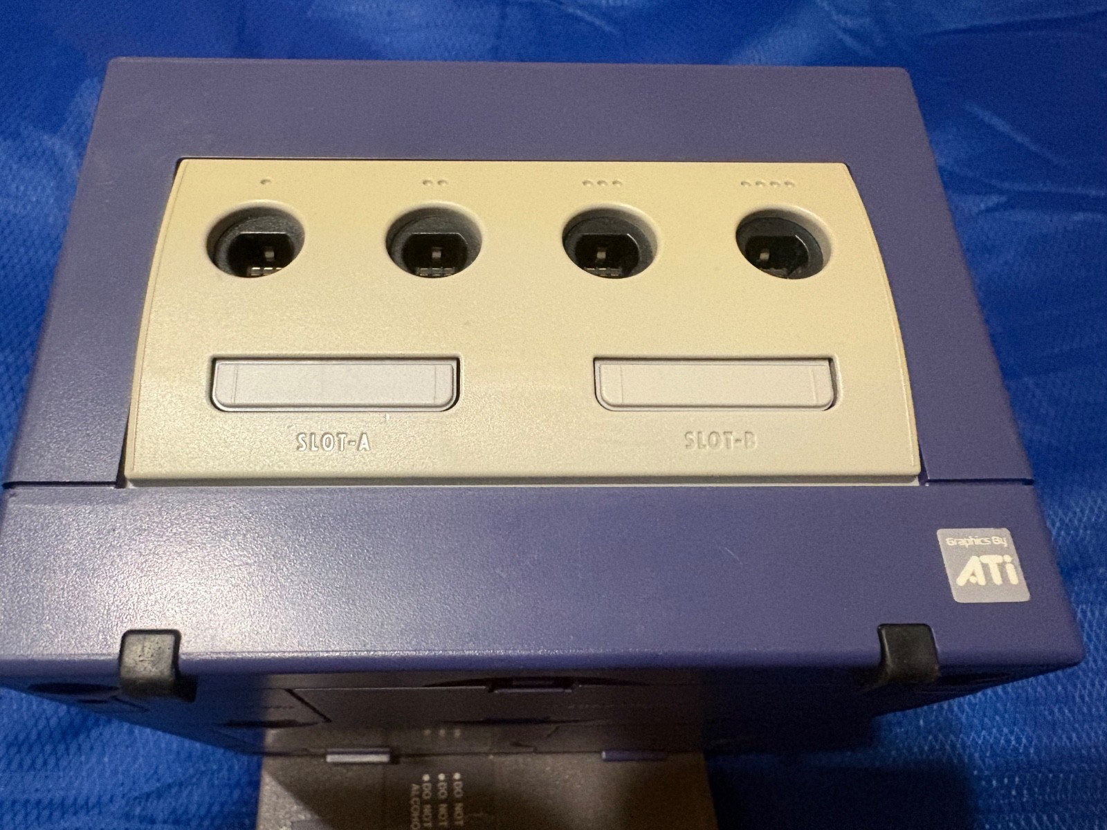 Nintendo GameCube DOL-001 Gaming System – Indigo parts or repair