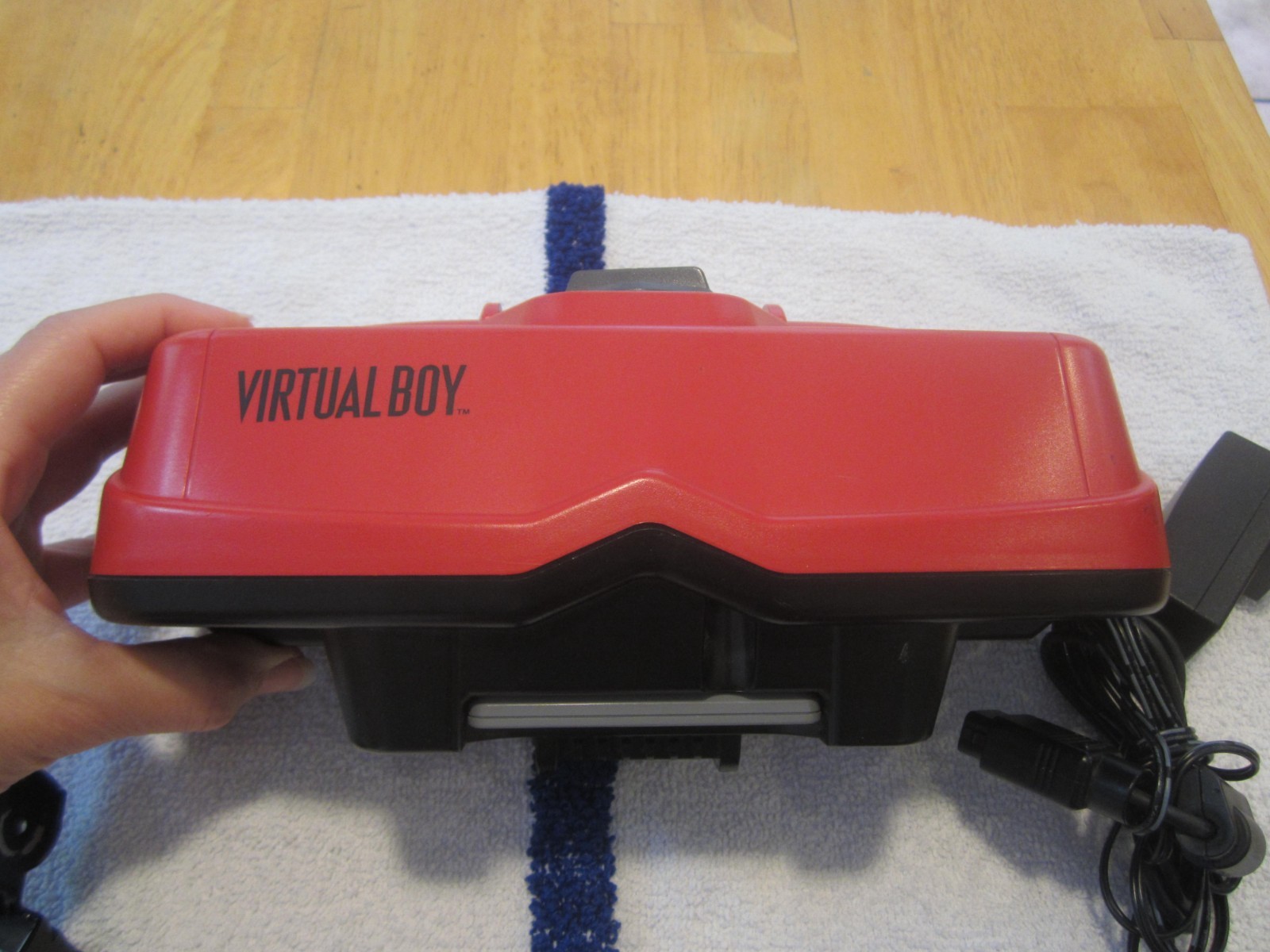 FOR PARTS Nintendo Virtual Boy Console VUE-001 W/MARIO TENNIS POWERS ON NO IMAGE