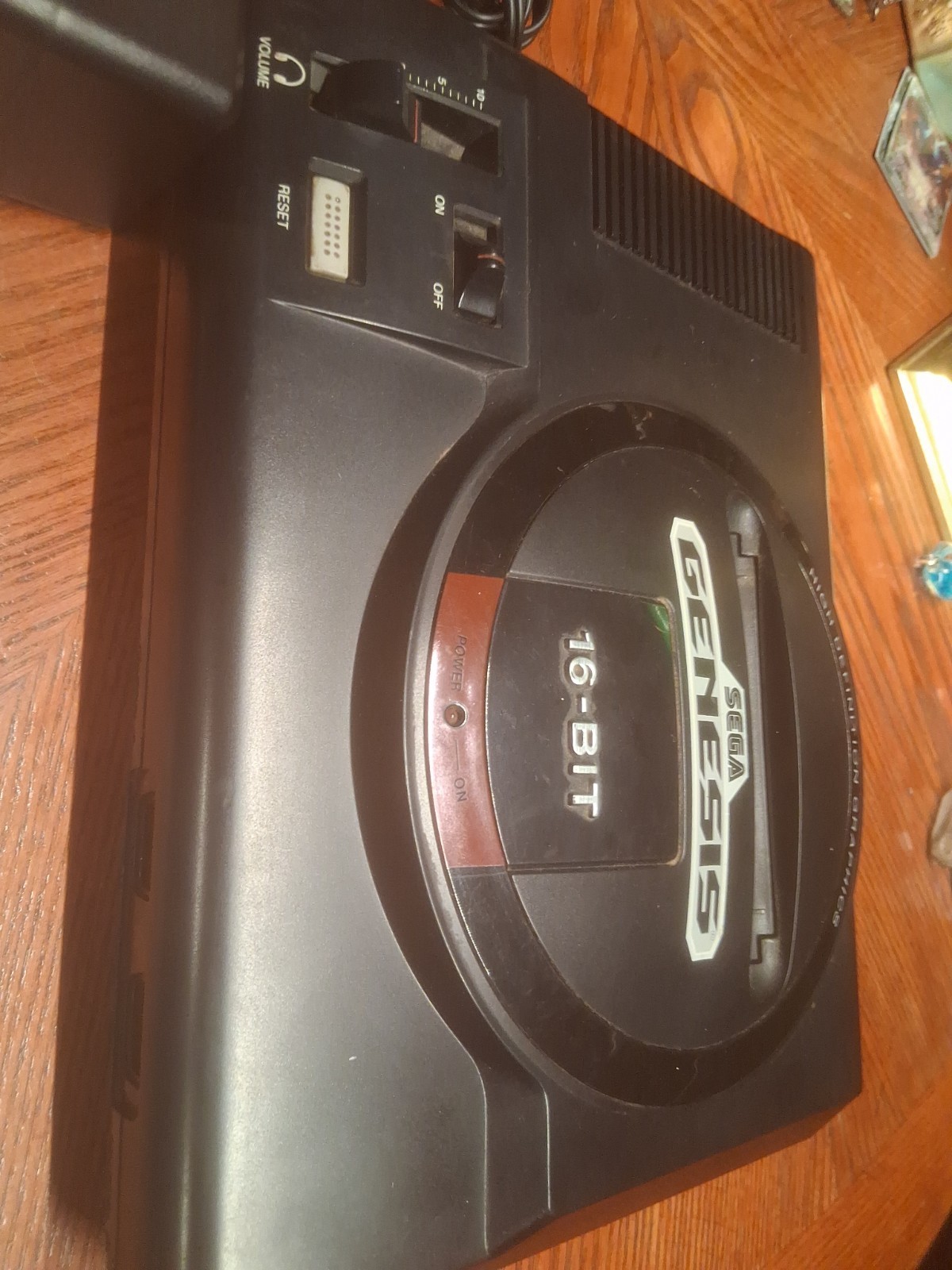 Sega Genesis 16-Bit Console Gaming System With Chords Black 1601