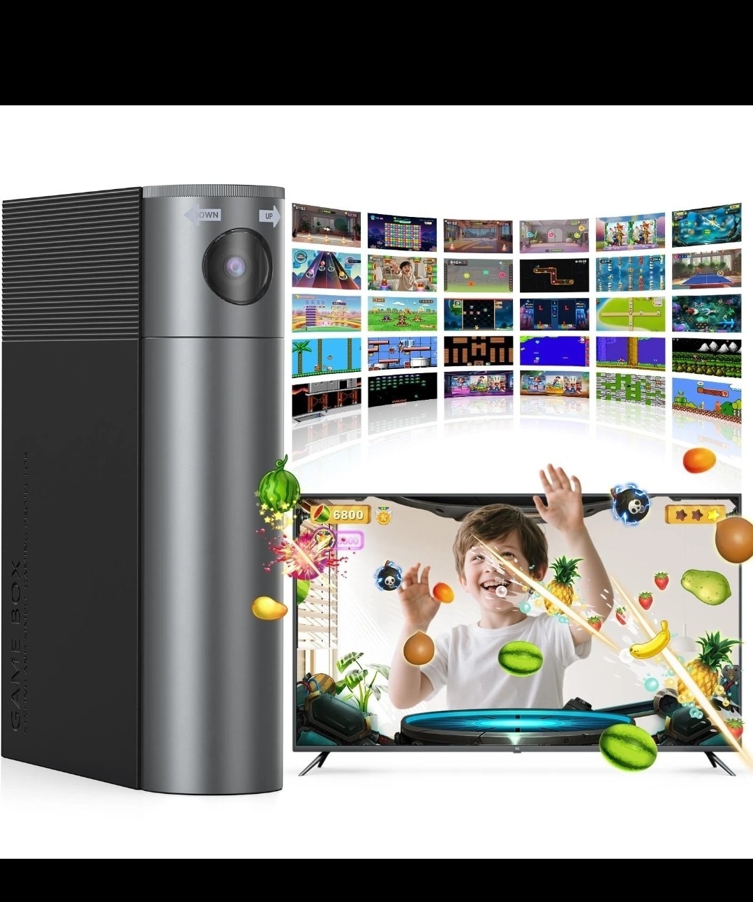 AR Motion Gaming Console – Plug & Play Video Game System for Kids & Families….