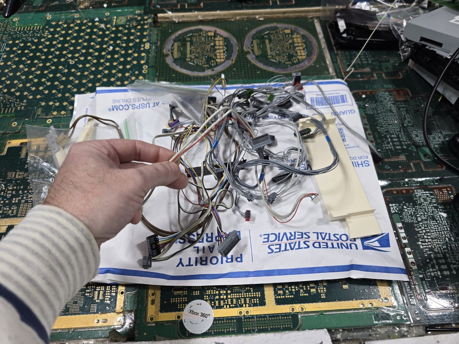 Philips CDI 910 EXACT Cable, Cables, Cable w/Screws-Not Tested-Intact-PARTS-READ