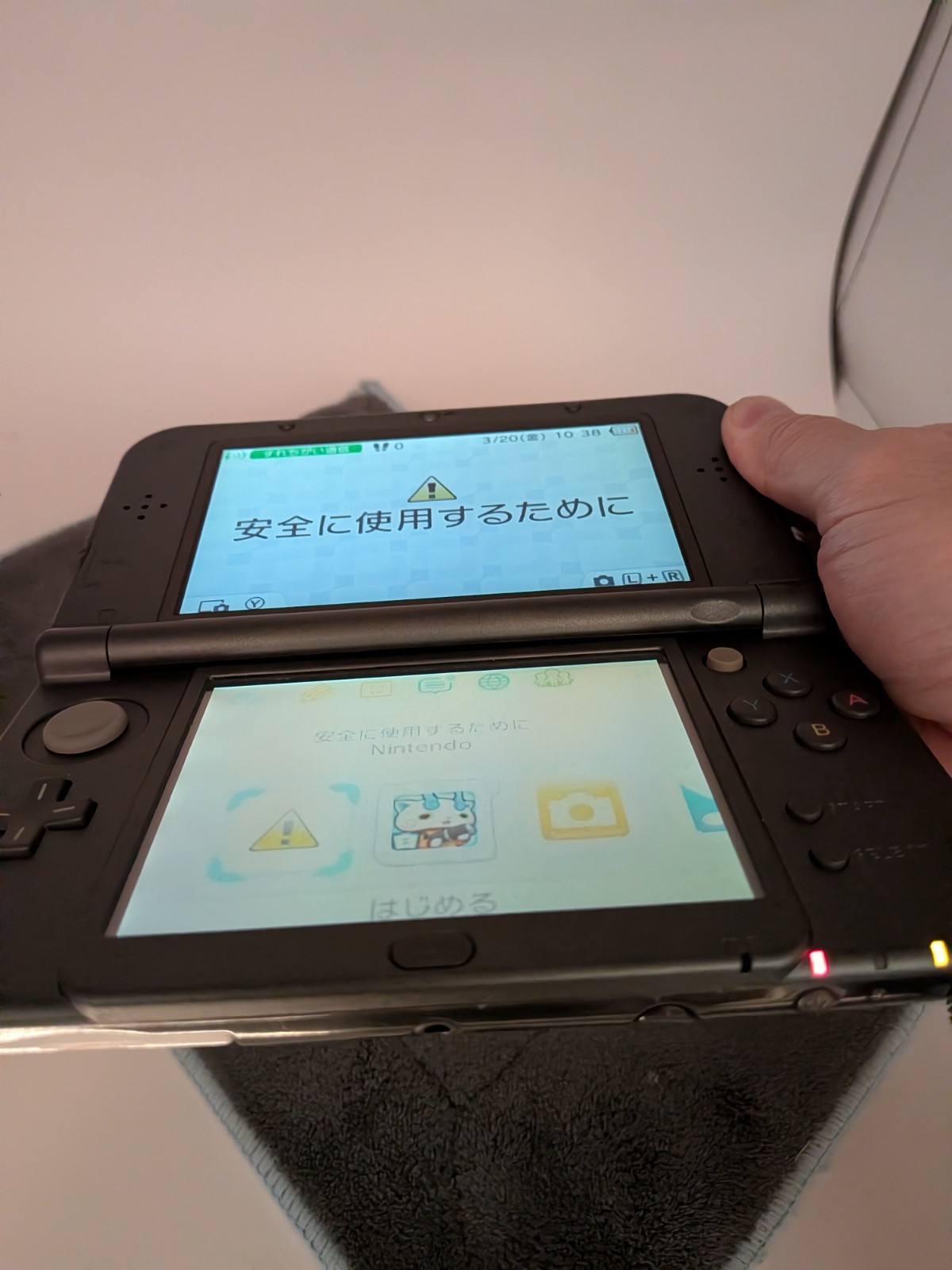 【Excellent】Top Ips New Nintendo 3DS LL XL Metallic black Game Console From Japan