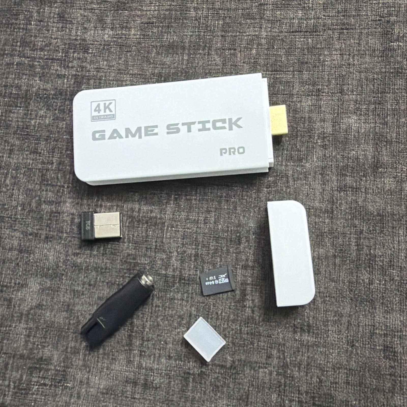 GameStick Game Stick Pro 4K UHD 64GB Microconsole White HDMI USB-A