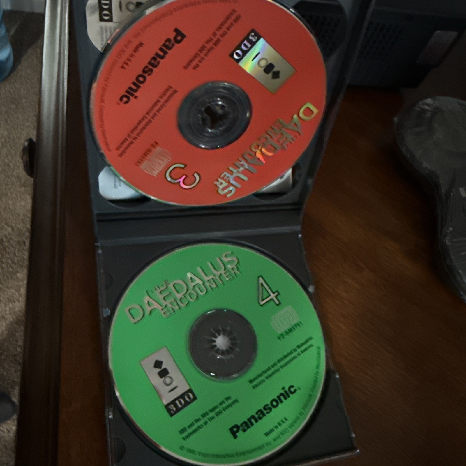 Goldstar 3DO Console GDO-101M NTSC U/C Controller/Cables Tested Working W/ Game