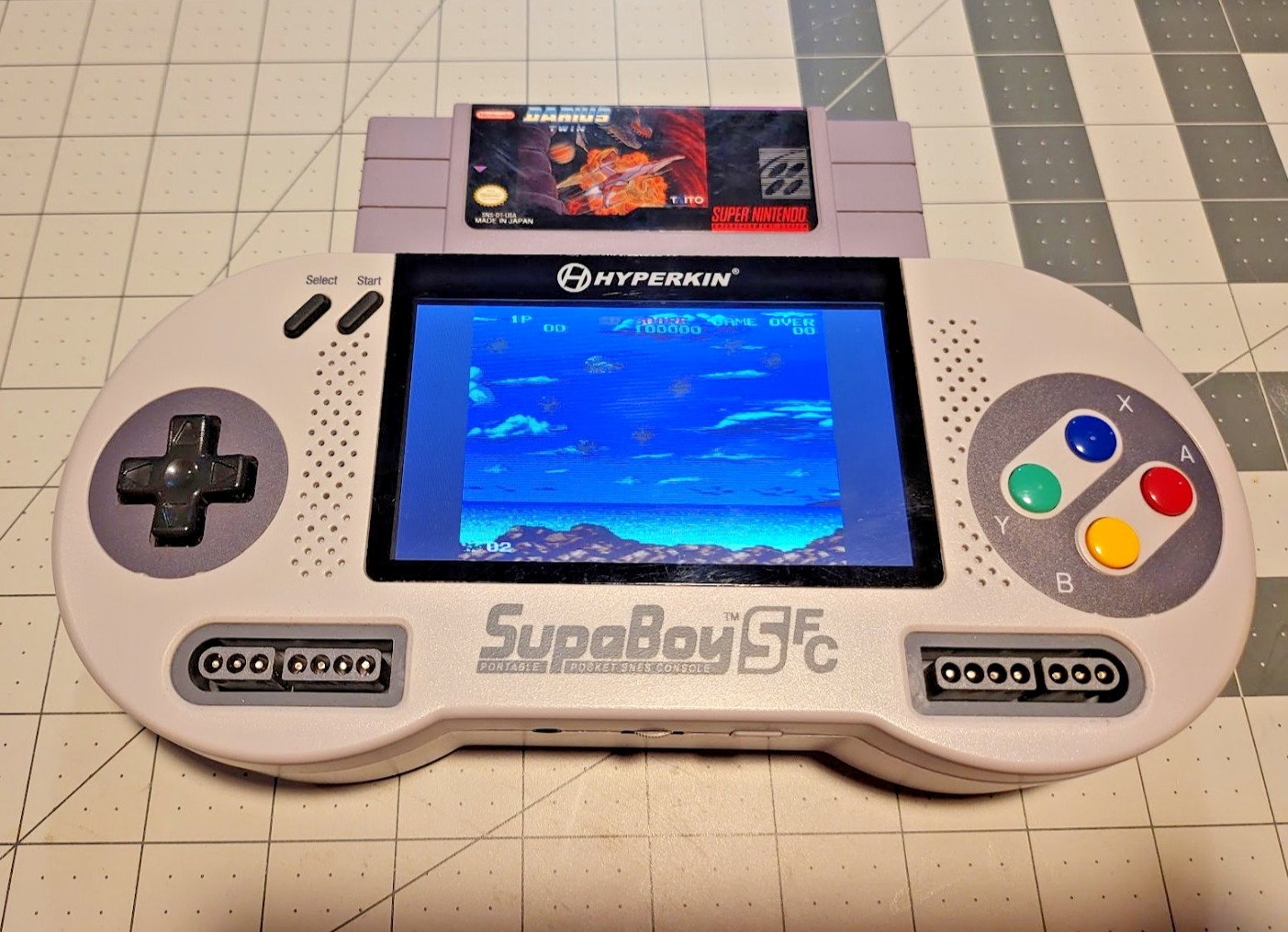 Hyperkin Supaboy SFC Cib Rare Color TESTED & WORKS