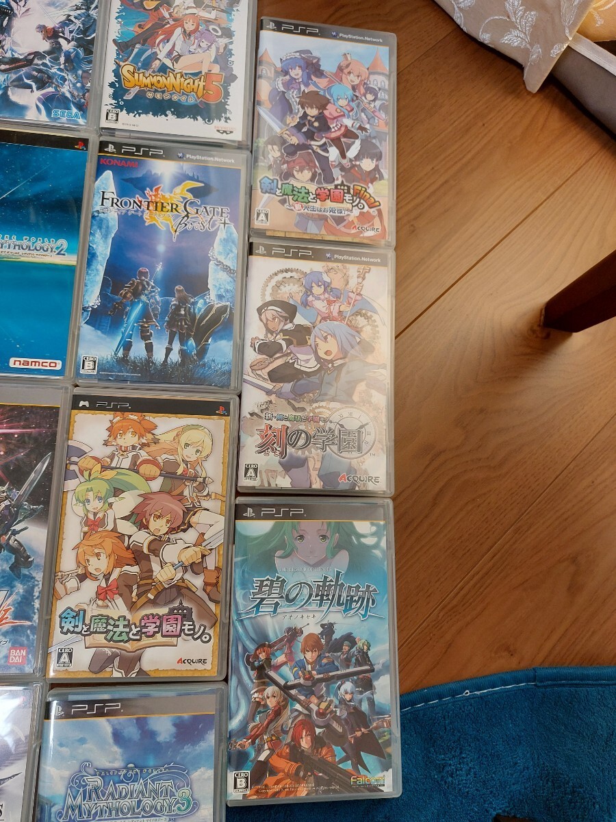 Sony PSP Value Pack Console Tested + 28 Games Bundle Clean Condition Japan
