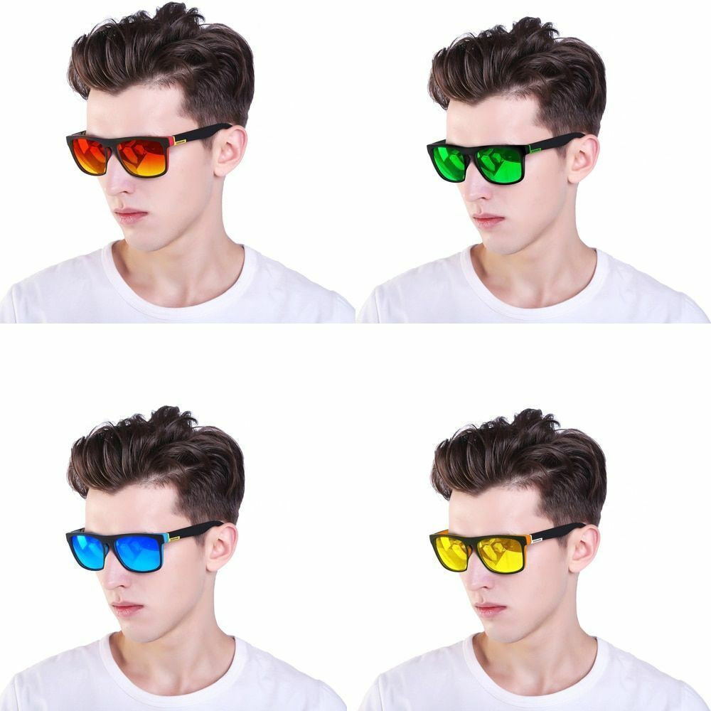 Square Sunglasses Men Driving Women Outdoor Glasses Polarized Sports Golfing