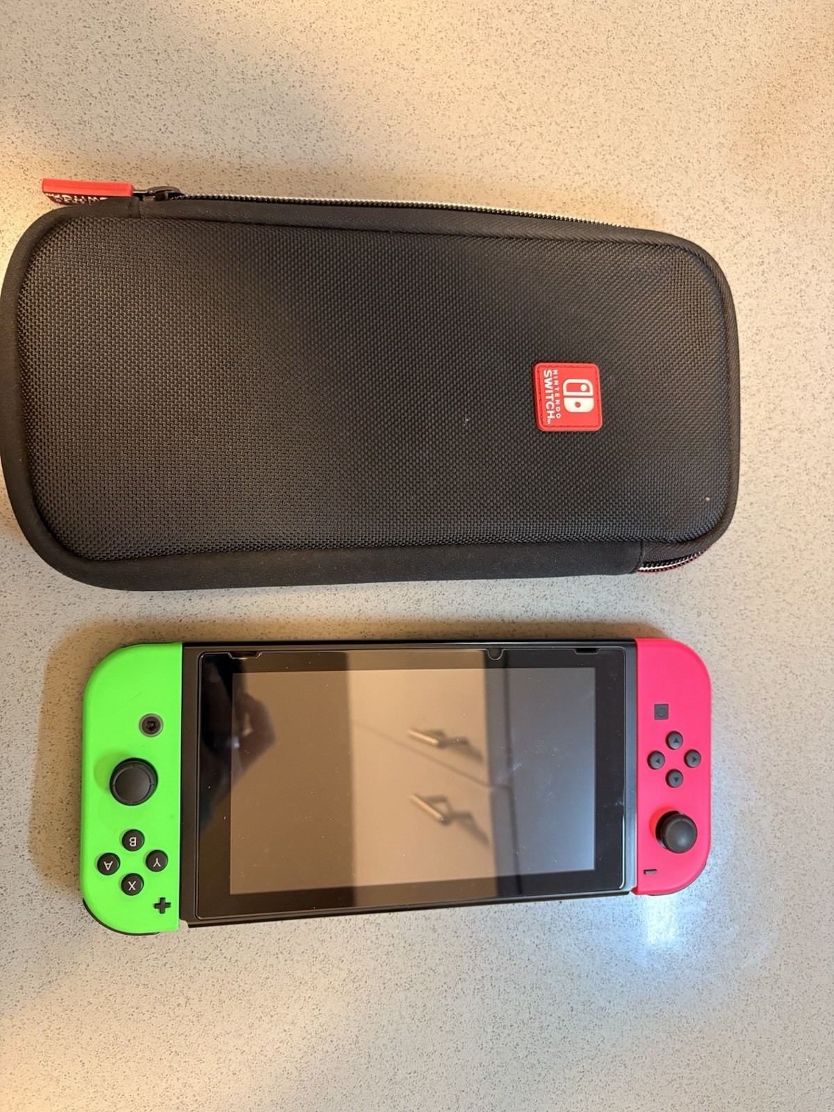 Nintendo Switch Console Neon Red & Neon Green Joy-Con, Handheld/Docked Modes