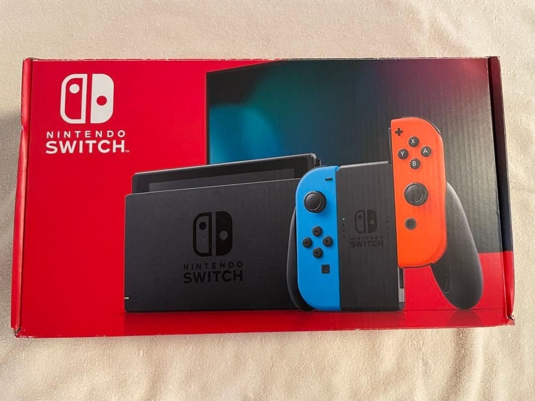 NINTENDO Switch Red Blue Set of Mario kart 8 full Accessories From Japan Tested