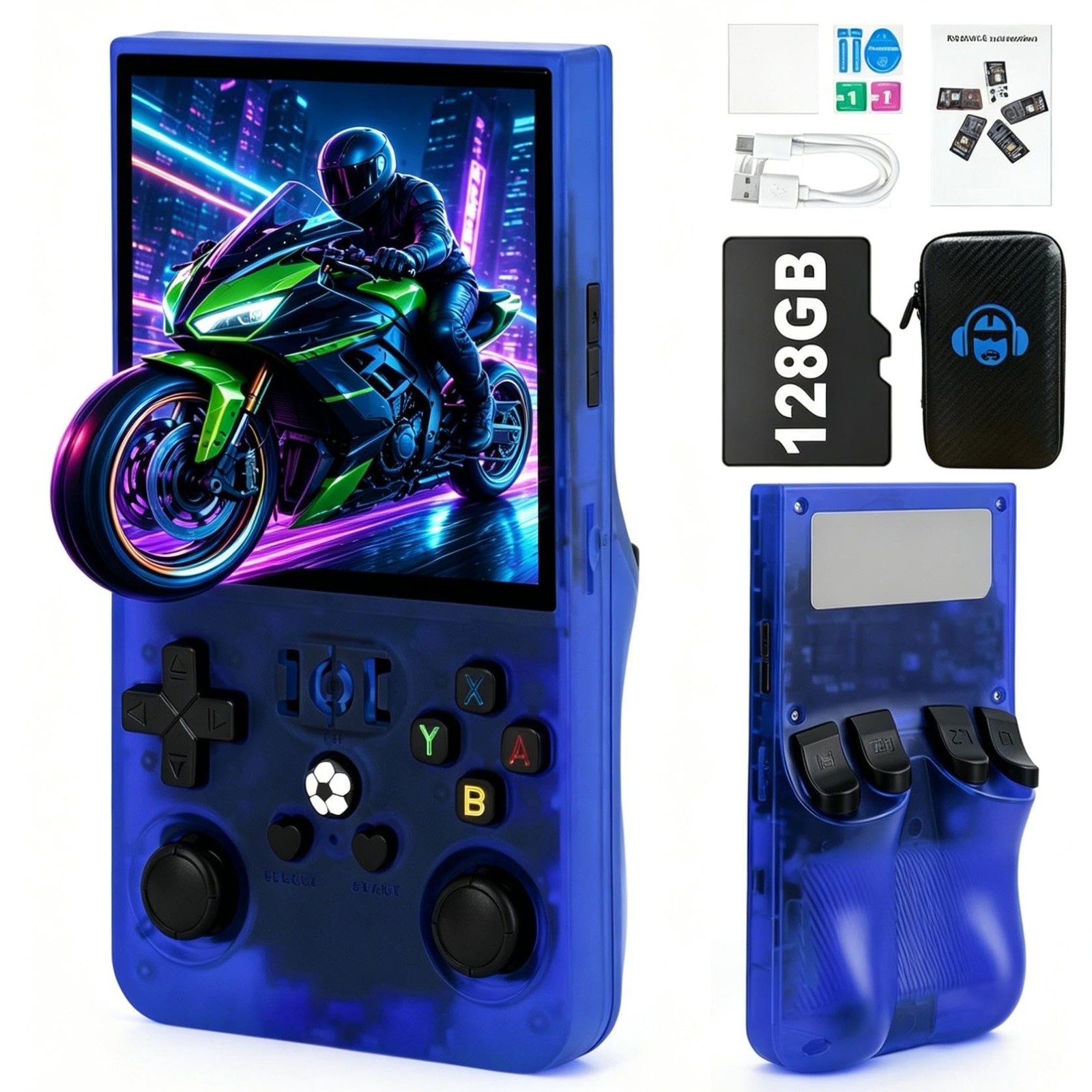 R36MAX Handheld Game Console – 4.0-Inch Screen, Support 22000+Classic Games,1…