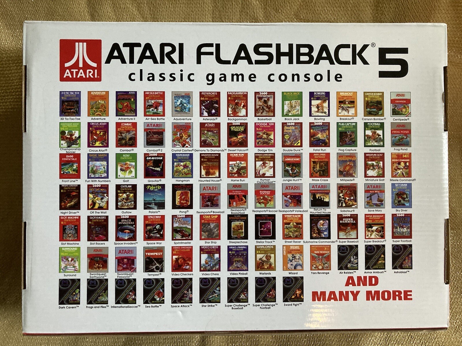 Atari Flashback 5 Classic Game Collector’s Edition Console 2 Wireless Controller