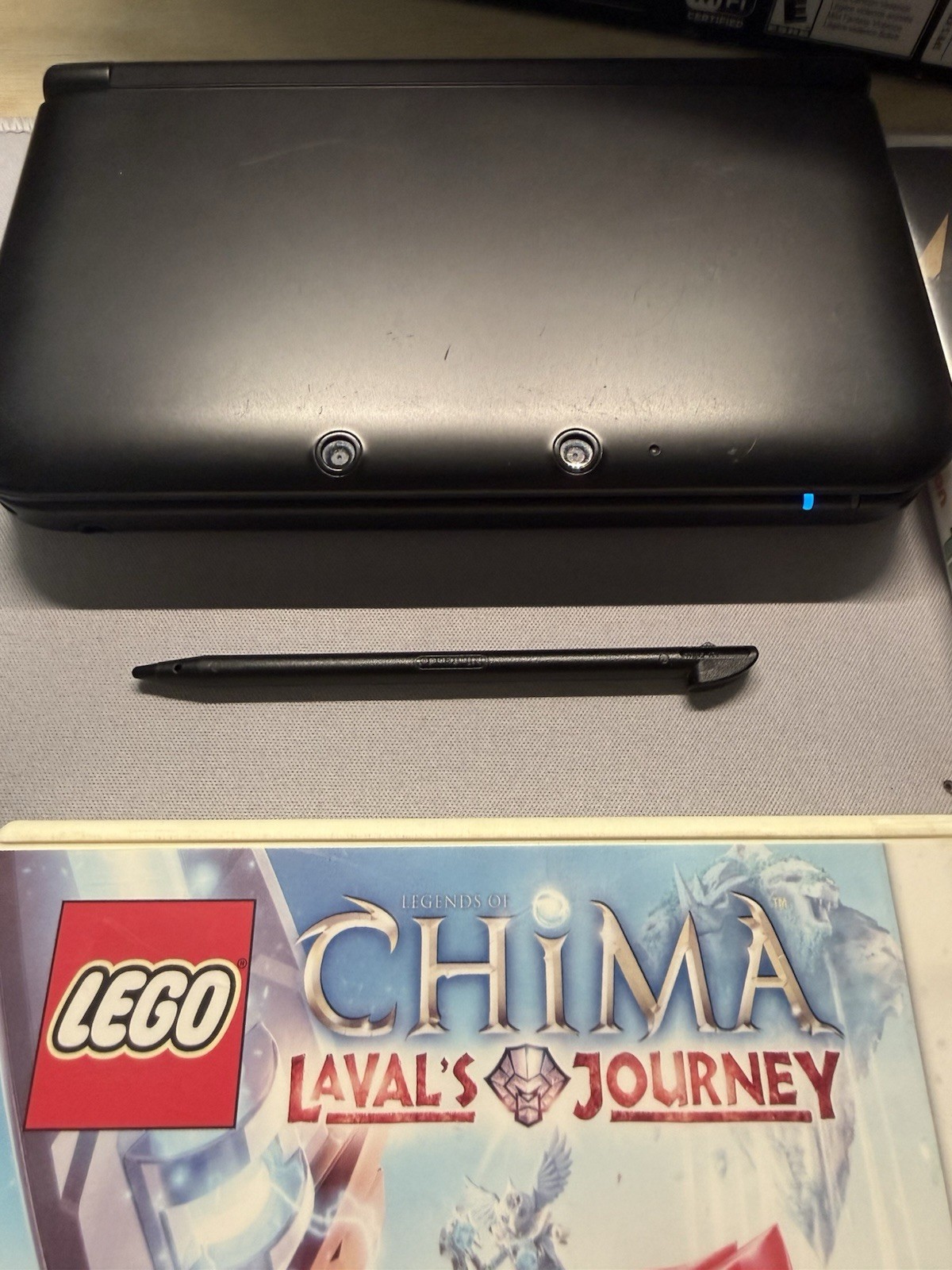 Nintendo 3DS XL 4GB Handheld Console Black CIB With 5 Games