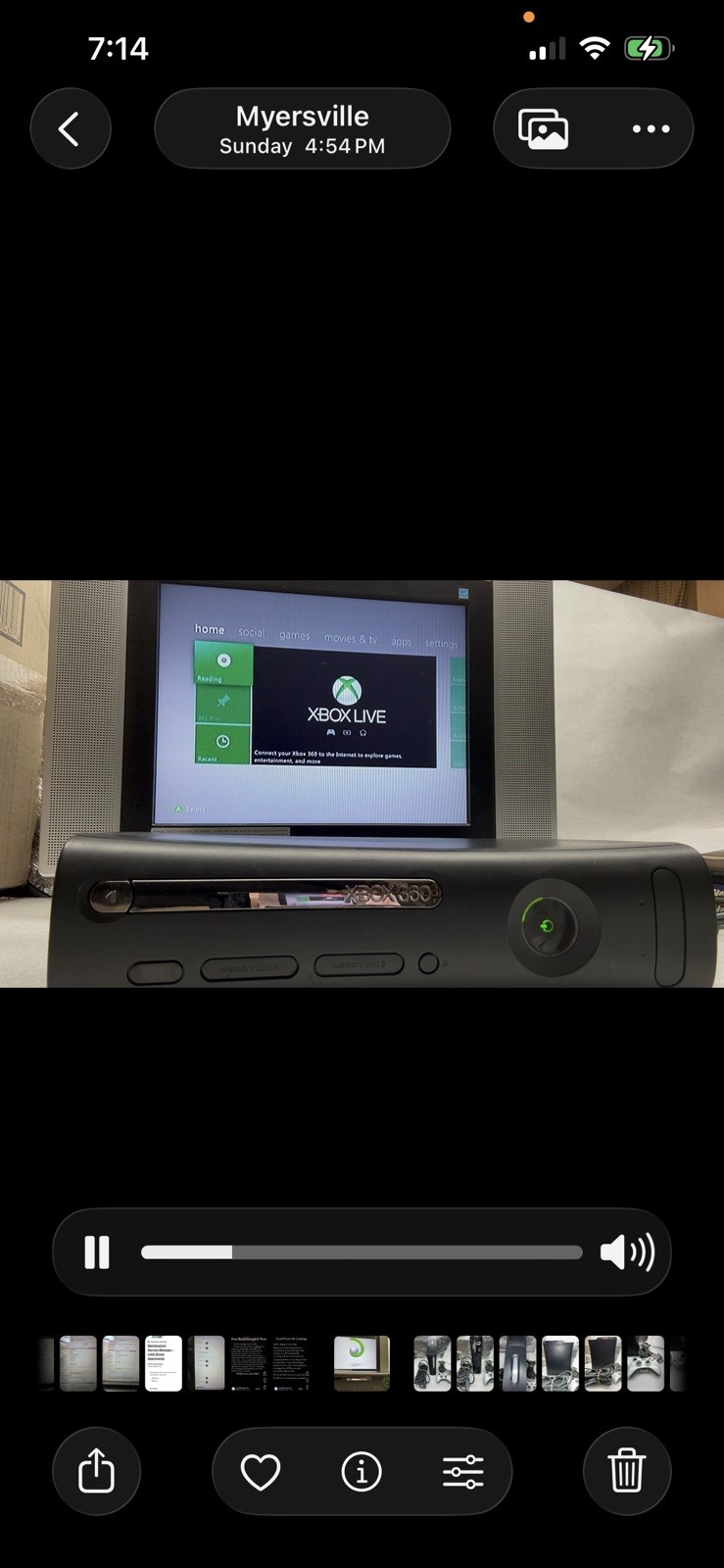 Xbox 360 120 Gb Hard Drive External Working Condition Preowned