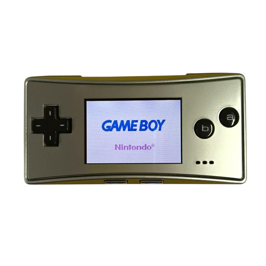 Nintendo Game Boy Micro Silver Console CIB Tested OXY-001 Charger Pouch Japan
