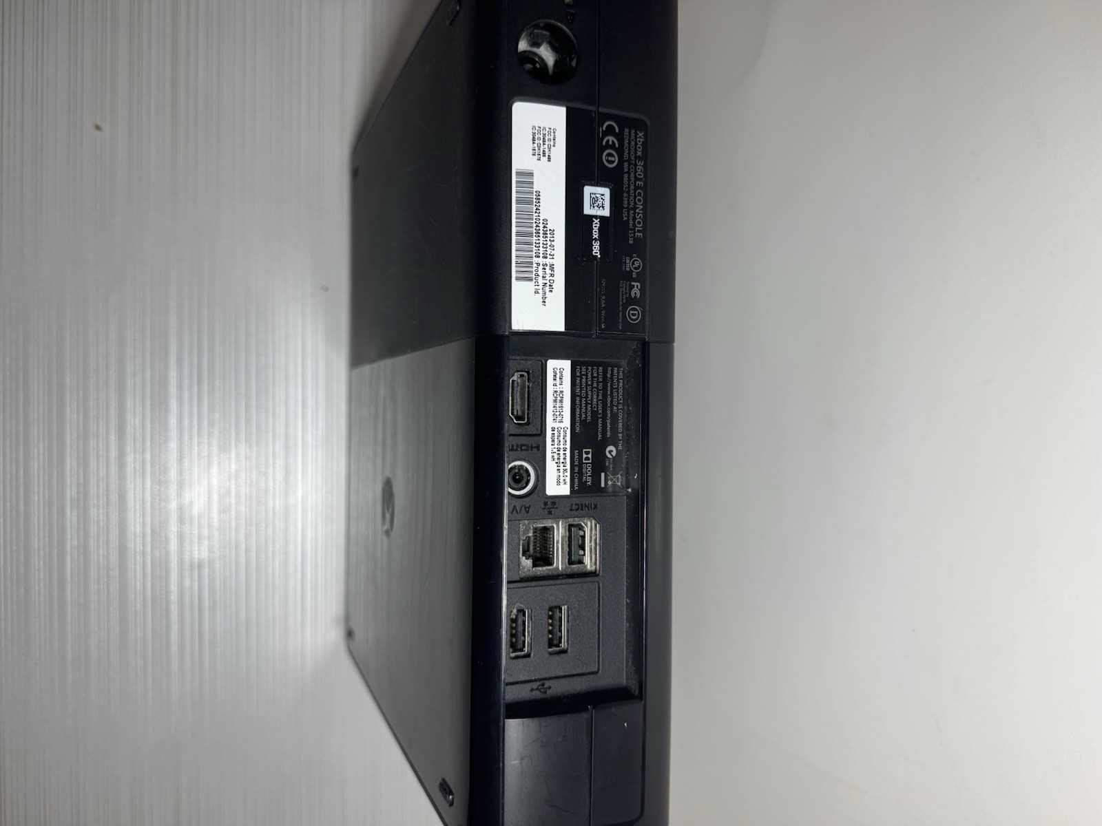 Microsoft Xbox 360 E Game Console Black – UNTESTED