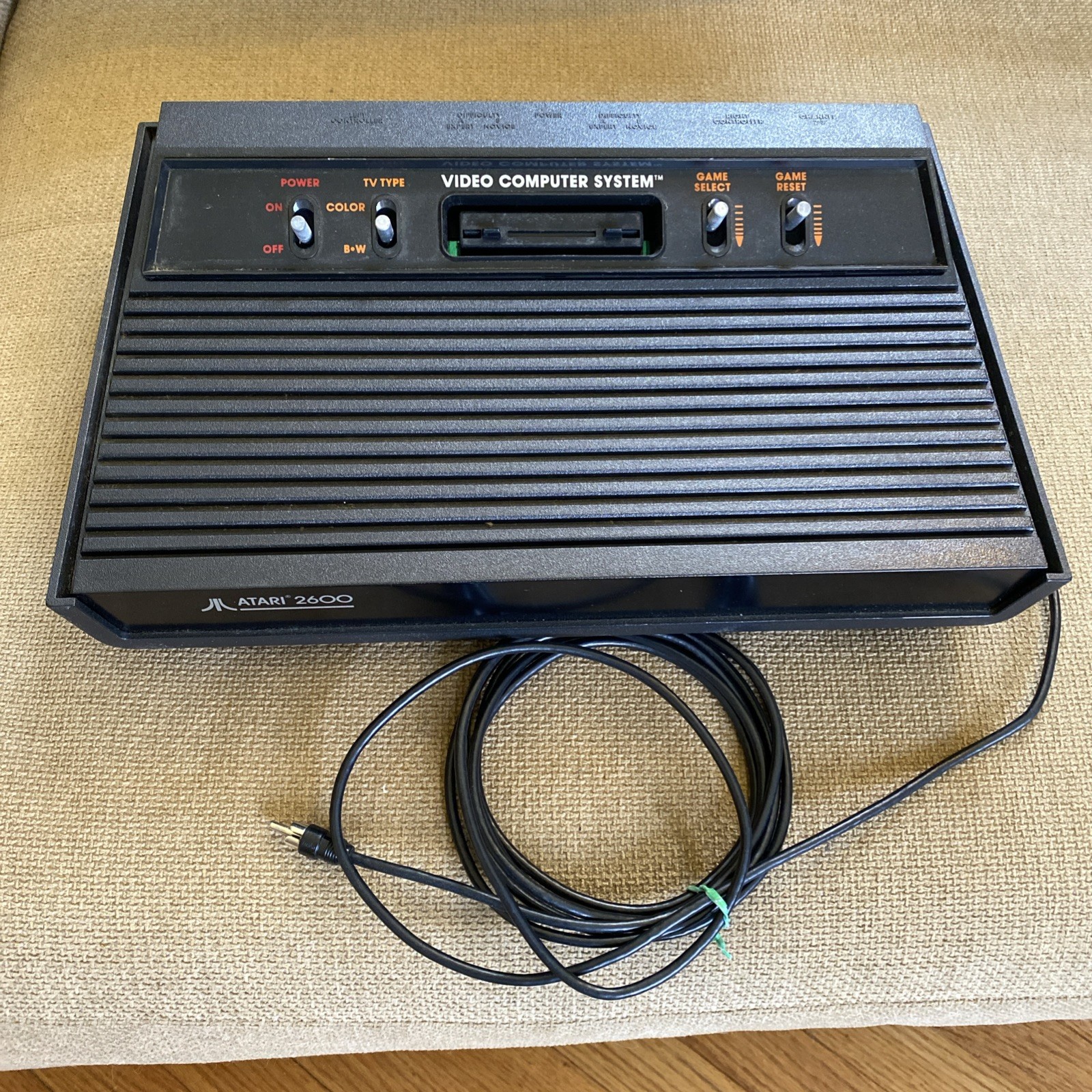 Atari 2600-Console Only-Not working-includes video Selector-PARTS ONLY AS IS