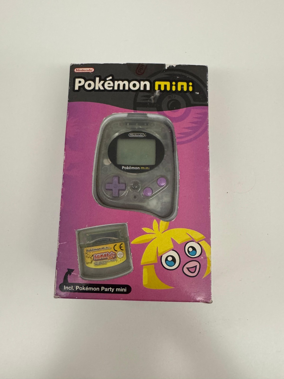 Nintendo Pokemon Mini Purple Smoochum Console MIN-001 with Game (Party Mini)
