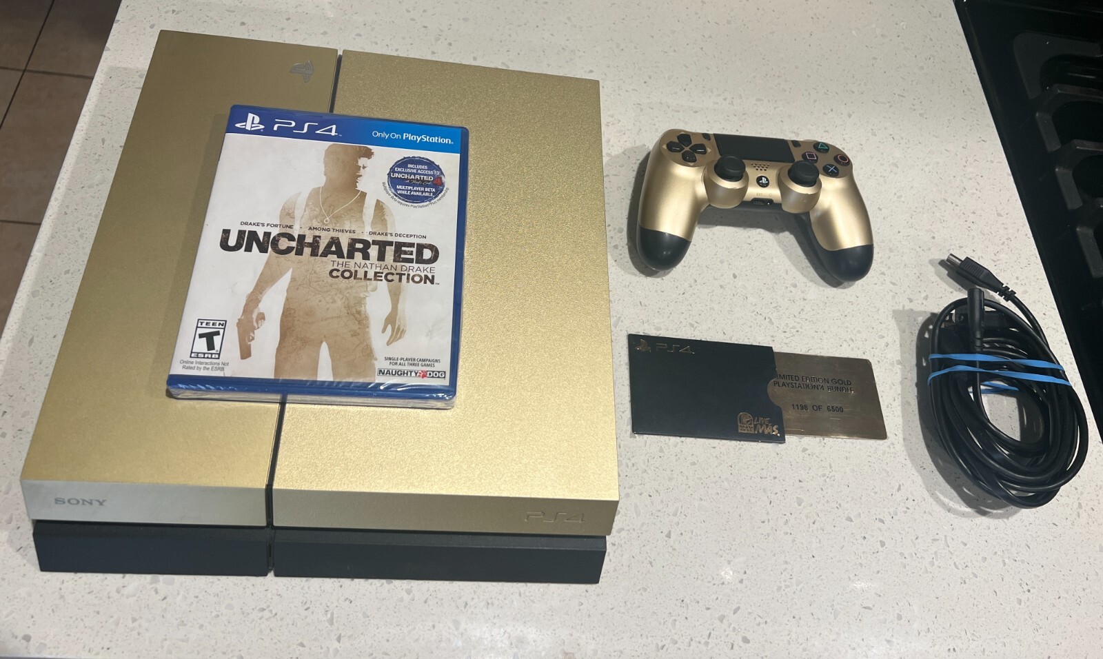 Sony PlayStation 4 Limited Edition Taco Bell Bundle – Gold (CUH1215A500GB)