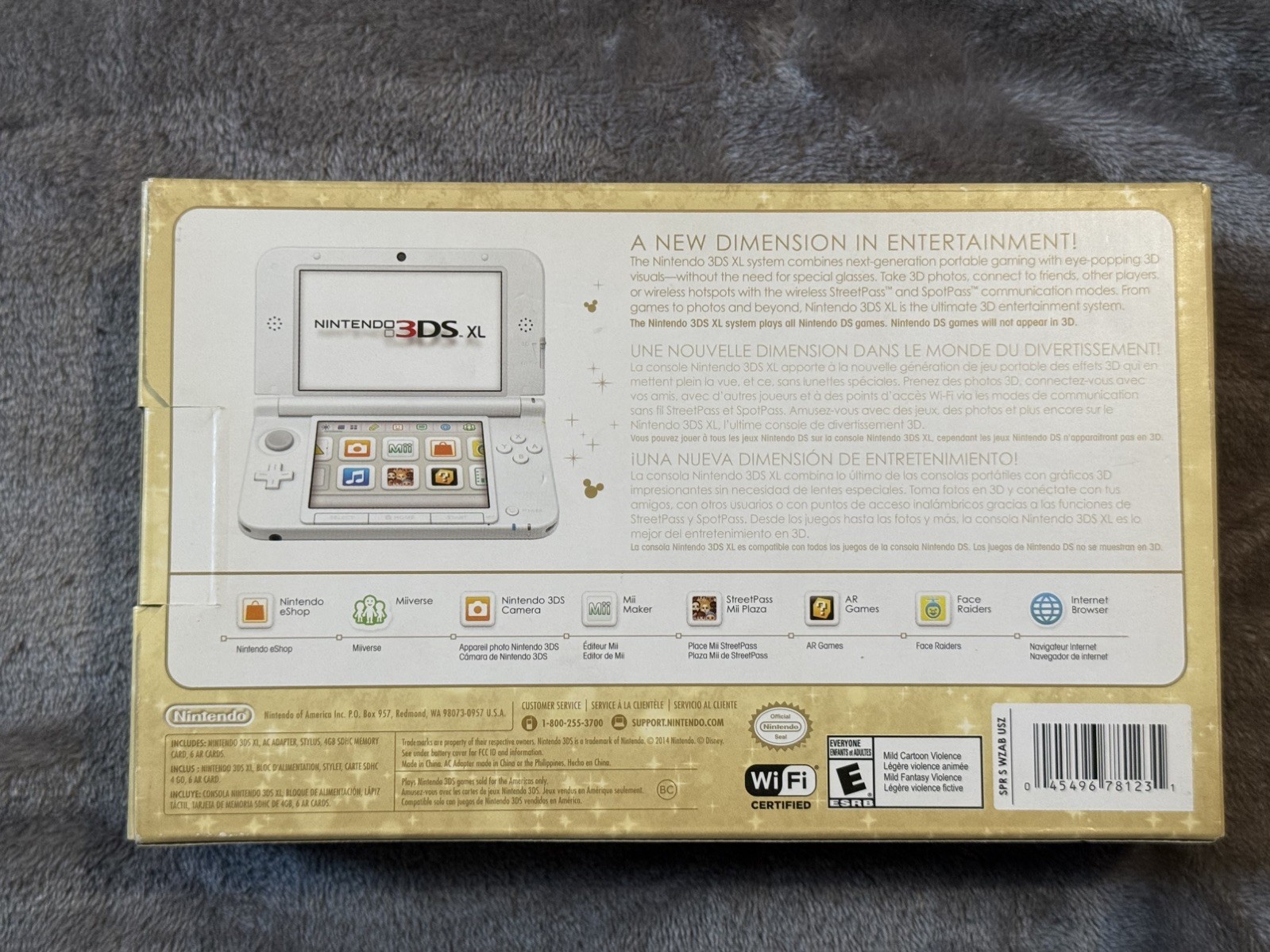 Nintendo 3DS XL Mickey Mouse Disney Edition Brand New in Box Walmart Exclusive