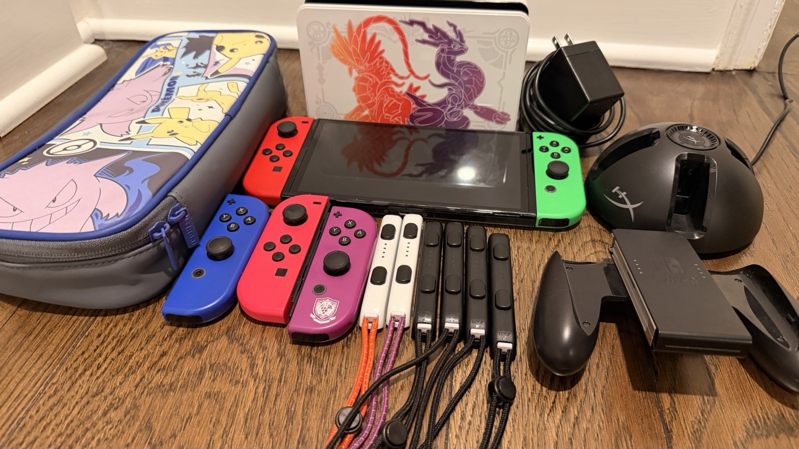 Nintendo Switch OLED Pokemon Scarlet Bundle – Controllers Plus Charging station