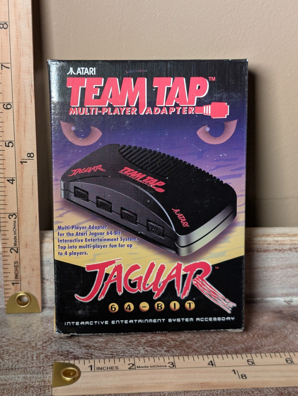 Brand New in Box TEAM TAP Atari Jaguar Multi Player Adapter Retro Video Game