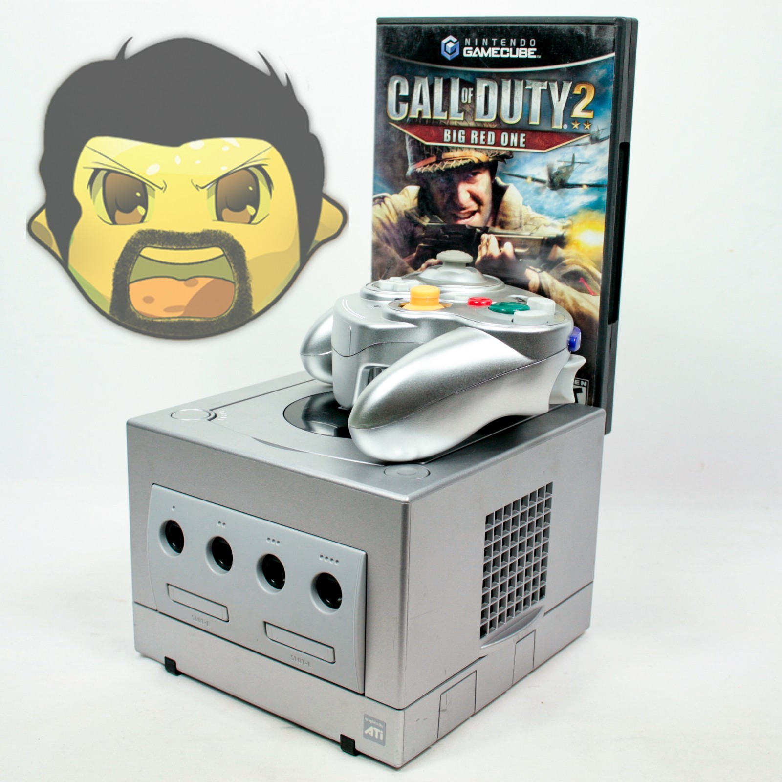 Nintendo GameCube Console Bundle DOL-101 Silver with Controller FAST SHIPPING B