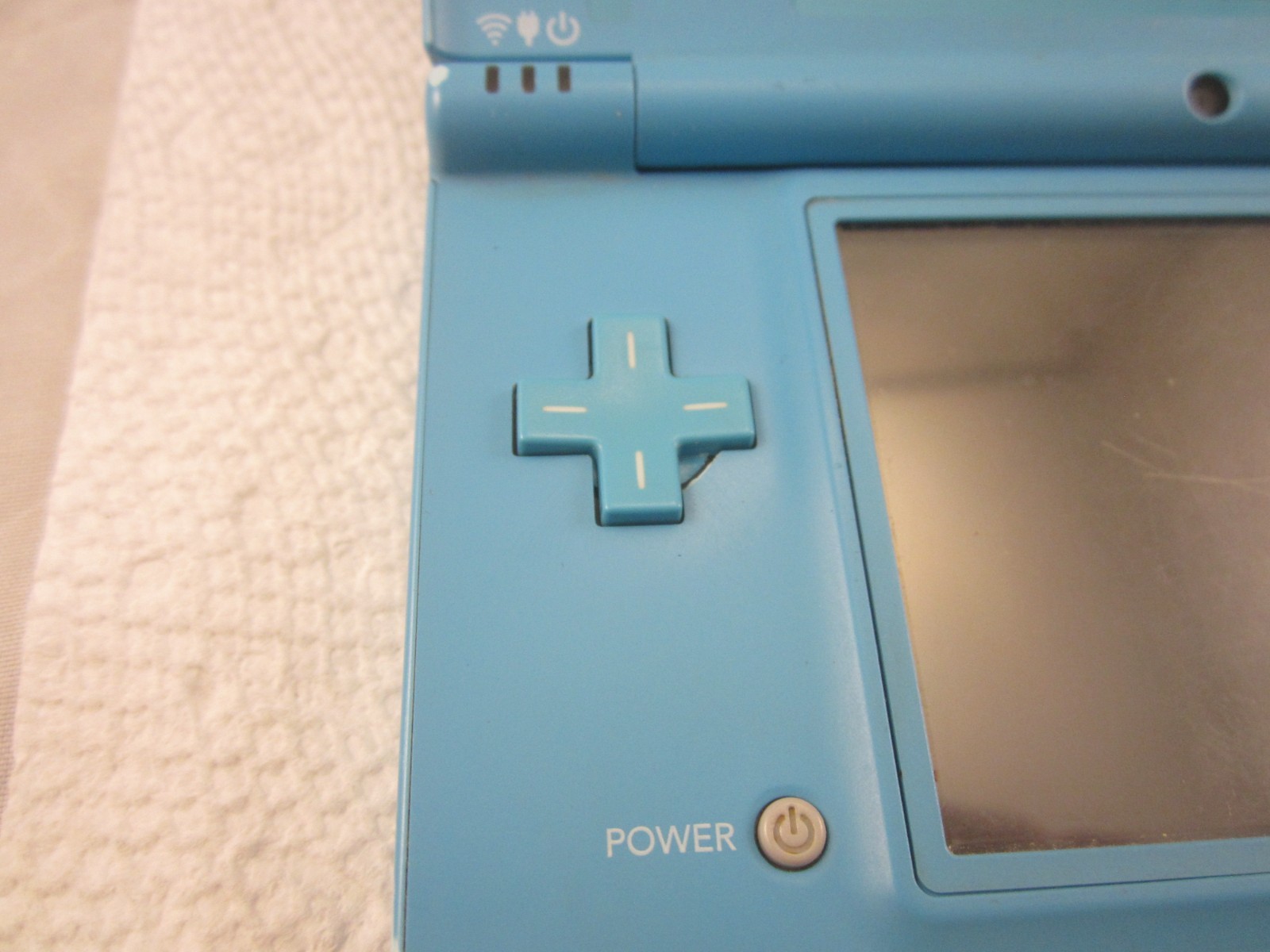 Nintendo DSi Blue Console Bundle 6 Games Storage Case Stylus Tested Charger