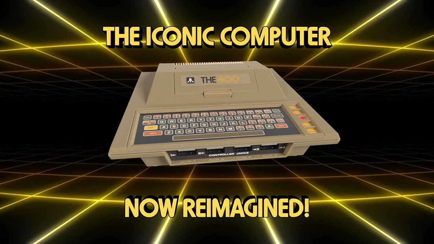 The 400 Mini 2024 Atari Retro 400 Mini Computer Console With 25 Built-in Games