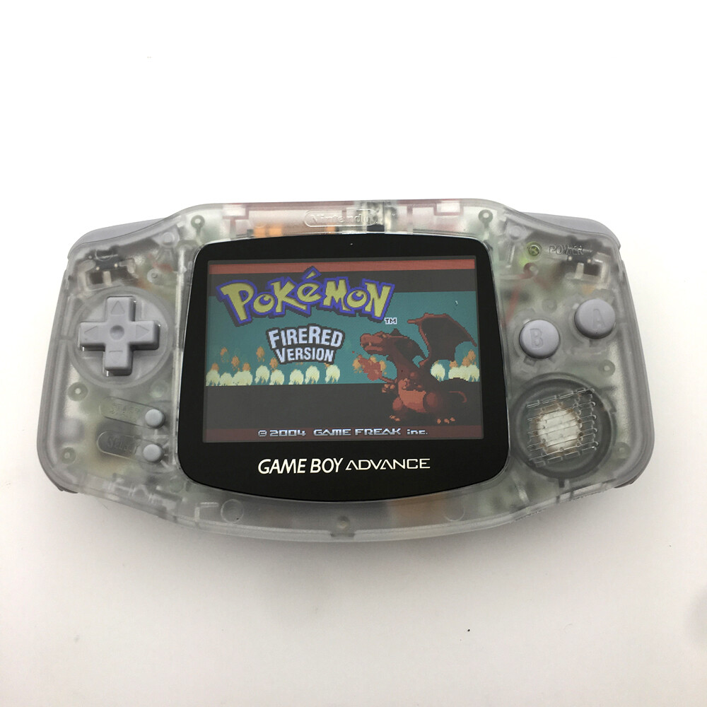 Clear white 10 Levels High Backlight V2 iPS LCD Game Boy Advance GBA Console