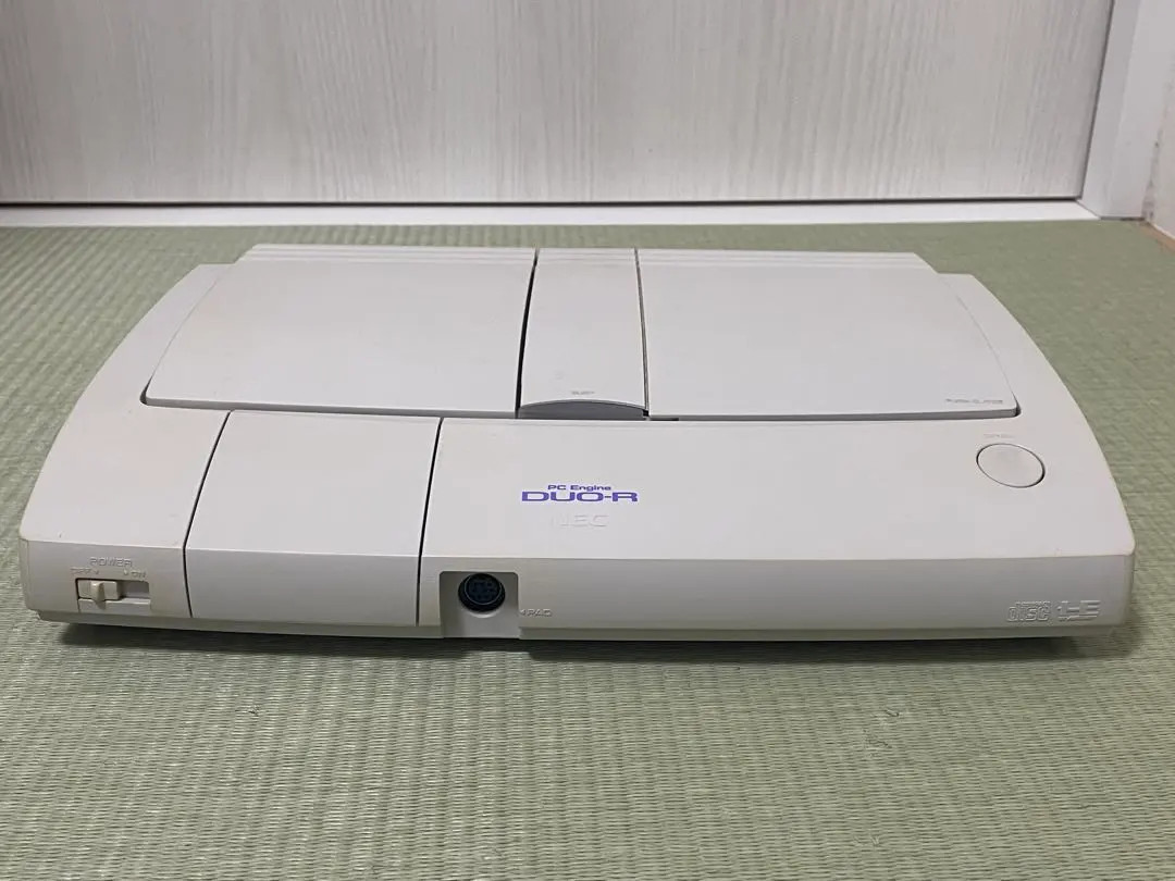 NEC PC Engine Duo R White Slim Console with Controller AC Adapter Used Japan