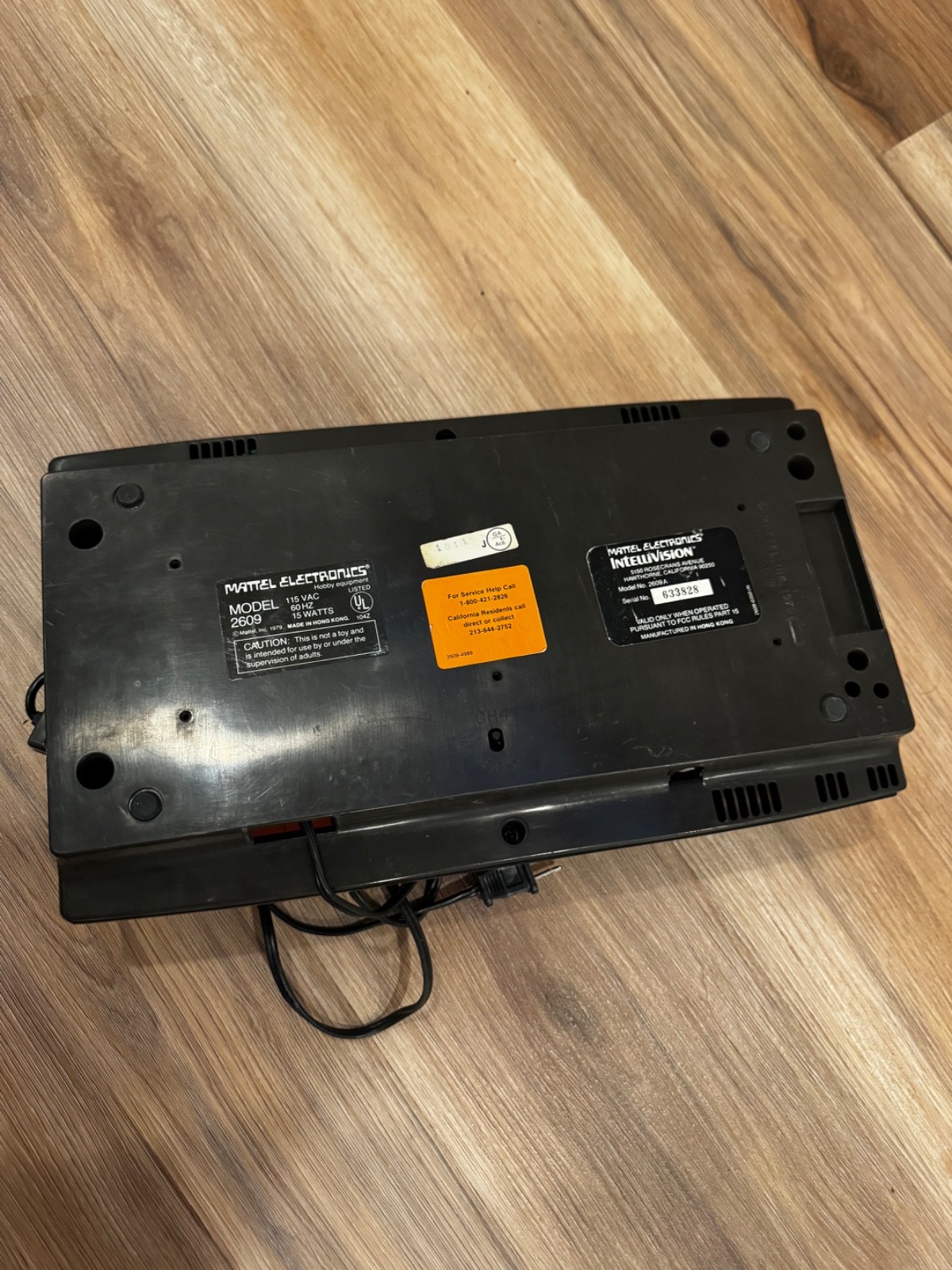 Intellivision Game Console Model 2609 A with 18 games