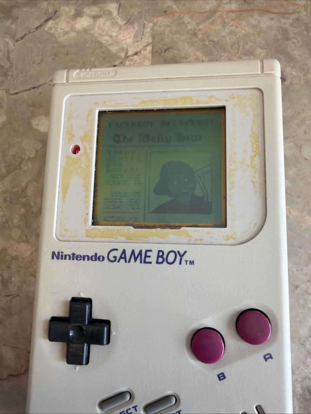 Nintendo Game Boy Original For Parts or Repair Reads Games – Bad Screen DMG-01
