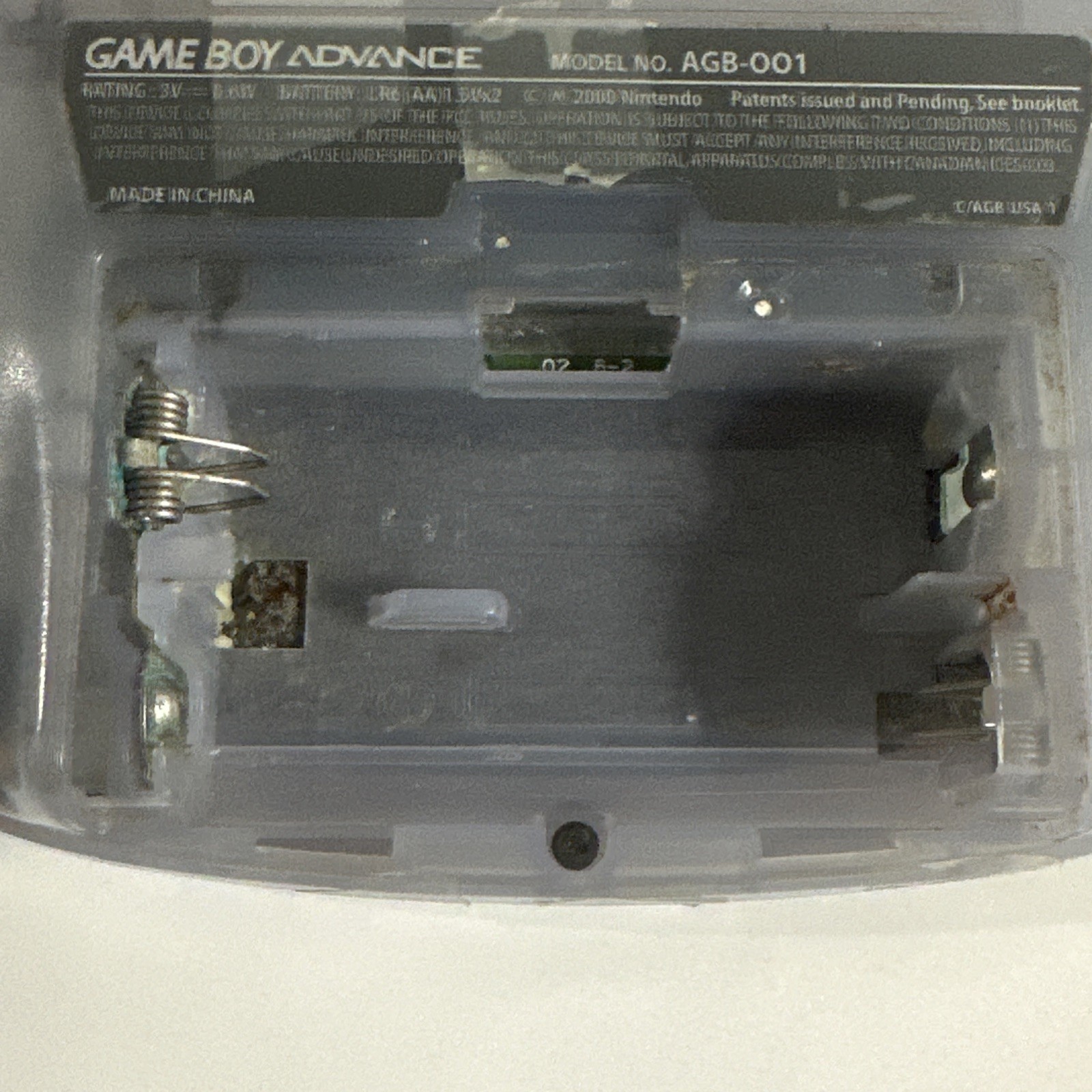 Nintendo Glacier GameBoy Advance GBA AGB-001 Console – Tested