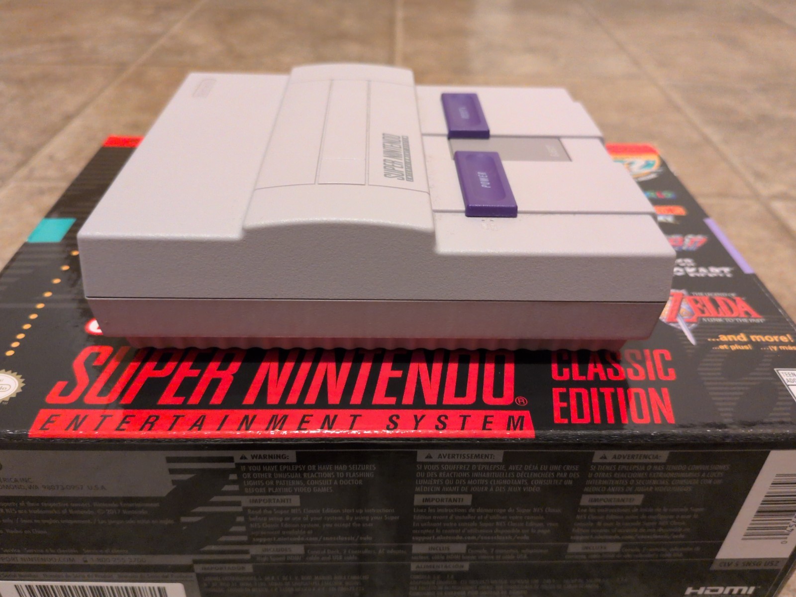 Super Nintendo Classic Mini console Entertainment System 21 Games Preloaded