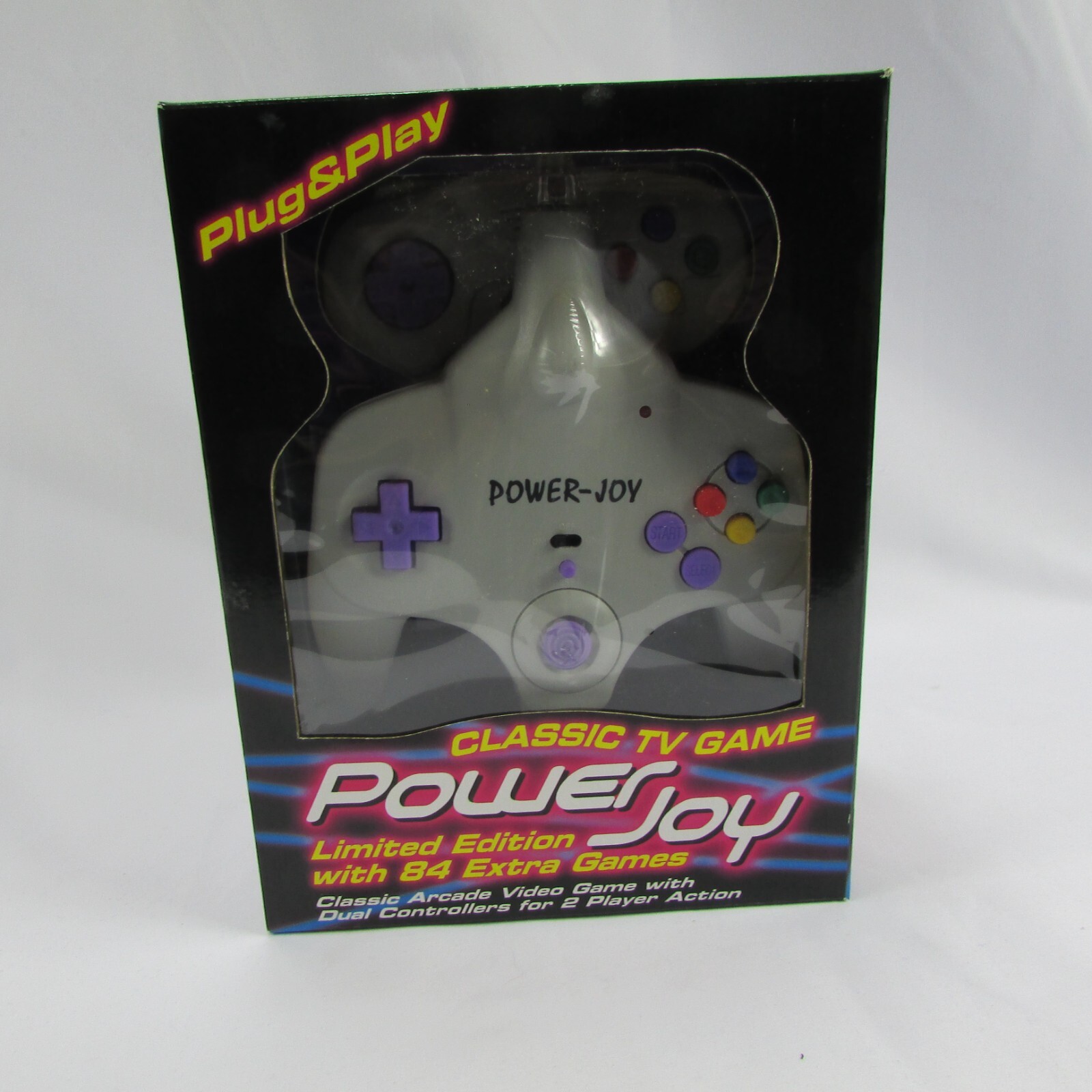 Power Joy Game Plug & Play Classic TV Game 84 Extra Games New Sealed
