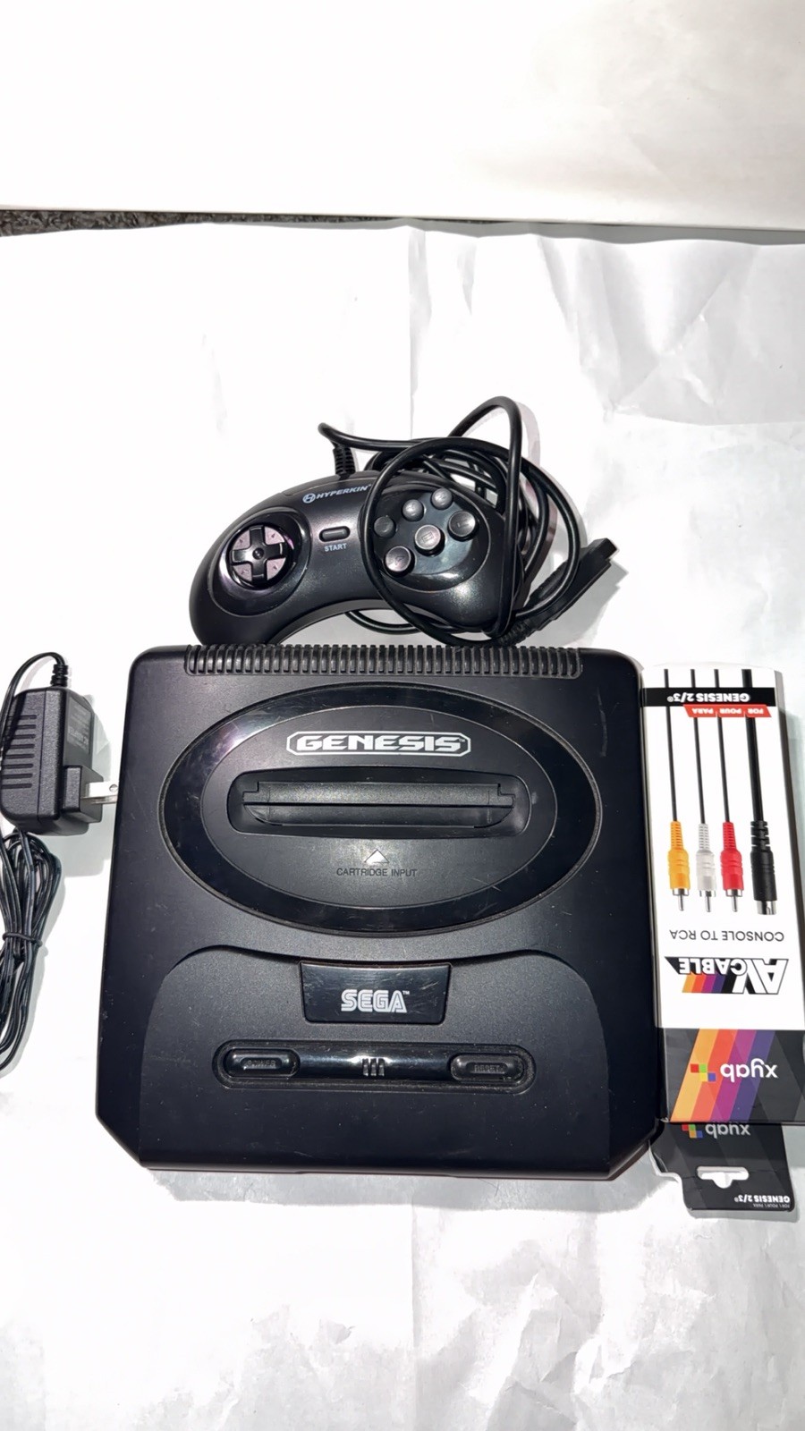 SEGA Genesis Model 2 Console Bundle – 7 CIB Games, Controller, Tested