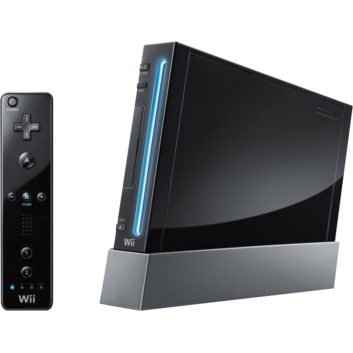 Nintendo Wii With Wii Sports + Wii Sports Resort Black Console