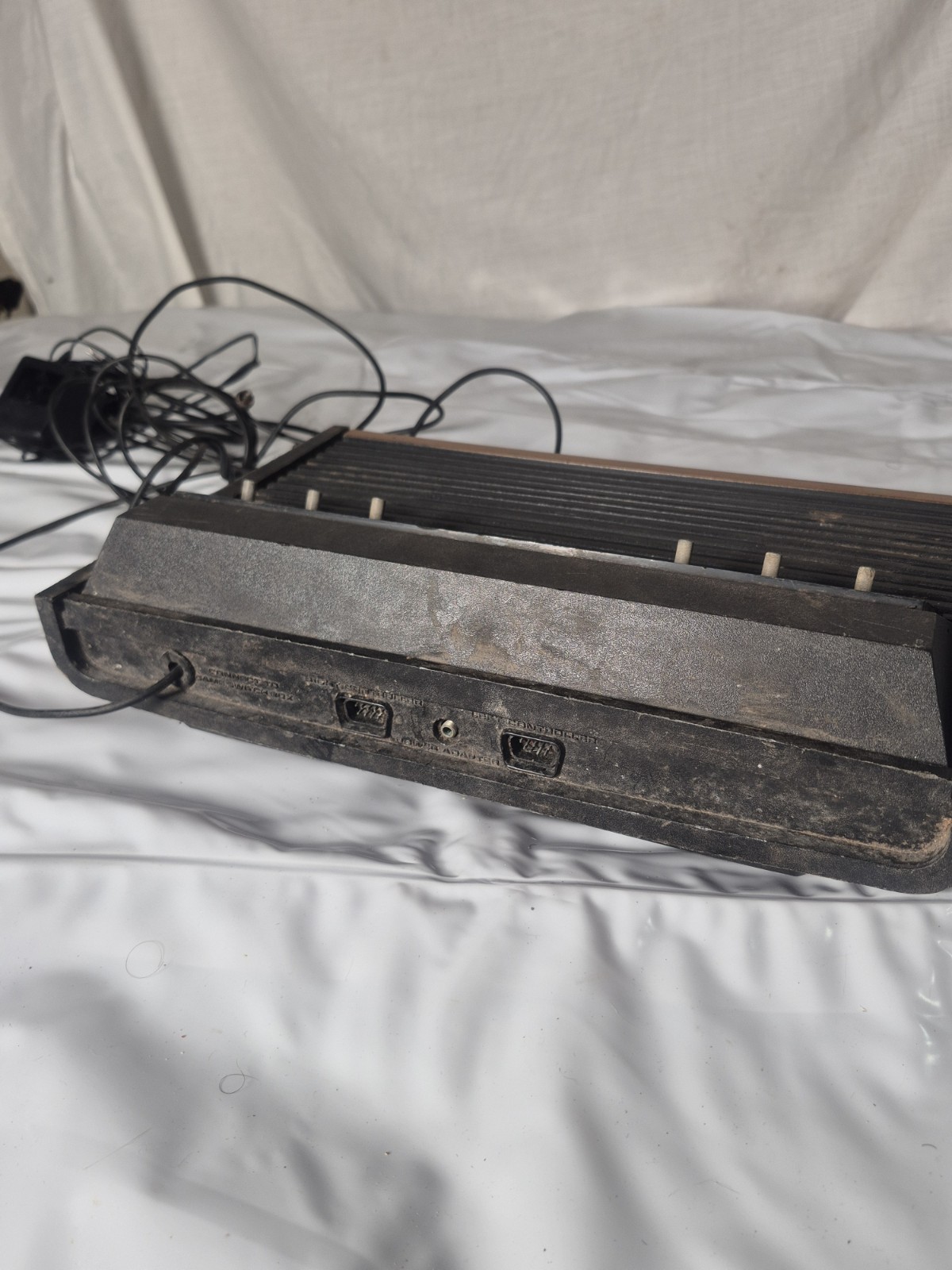 ATARI CX2600 FOUR SWITCH WOODY Console with 6 Game Bundle 2 Joysticks CX-2600