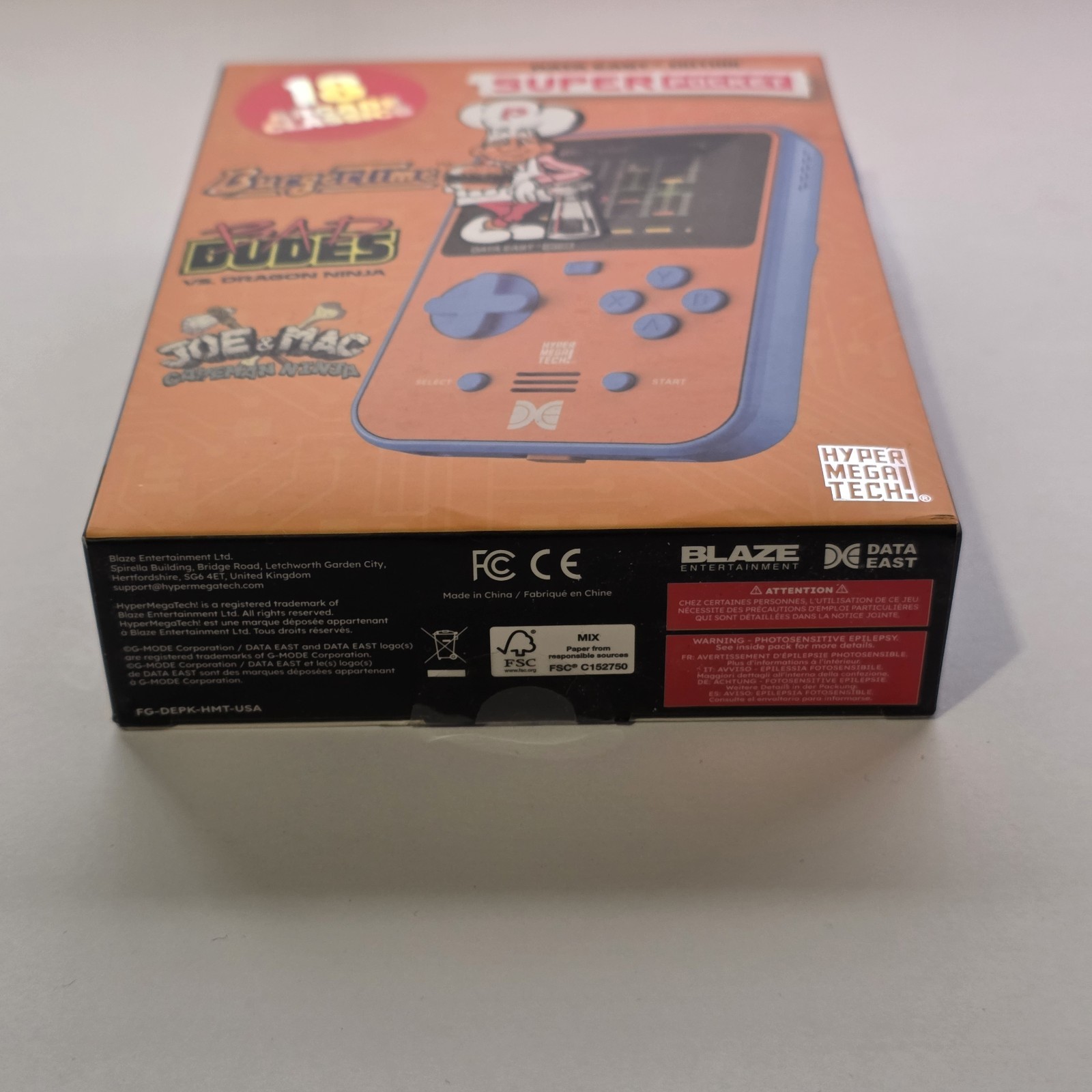 Evercade DATA EAST Super Pocket Limited Edition HyperMegaTech! Arcade