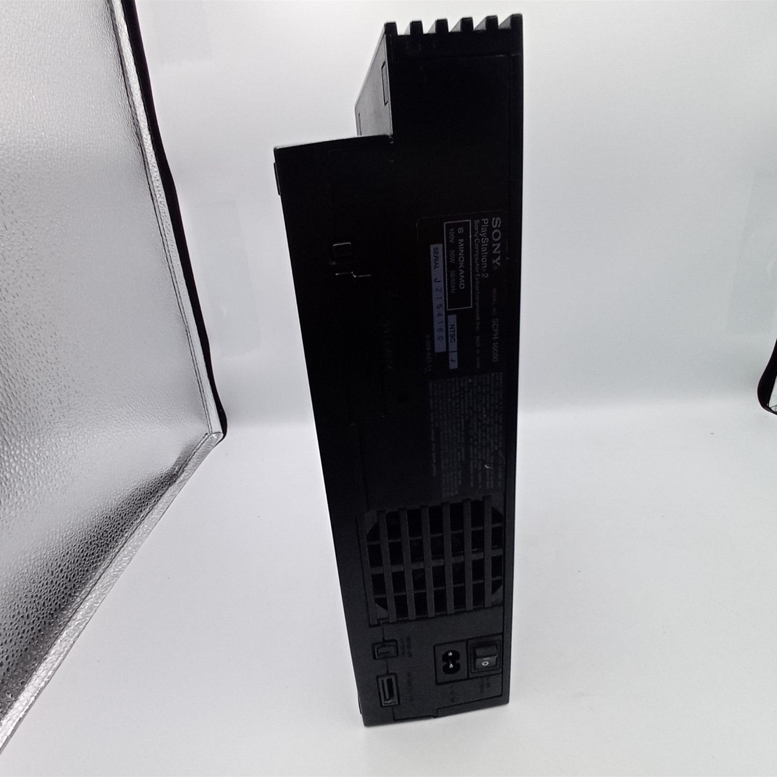 PS2 PlayStation 2 Console Flat Black SCPH-10000 With Memory Card Japanese Tested