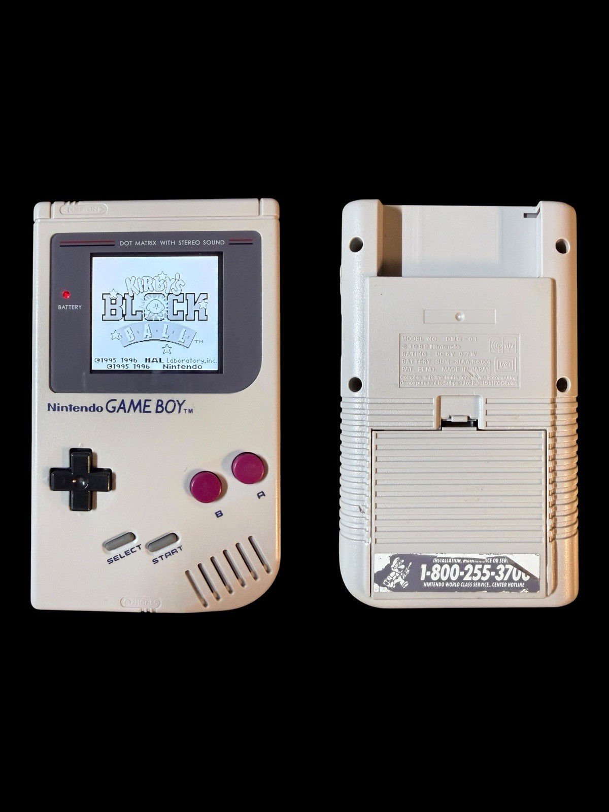 Game Boy DMG-01 Original Gray Shell IPS Backlit Screen Fully Tested