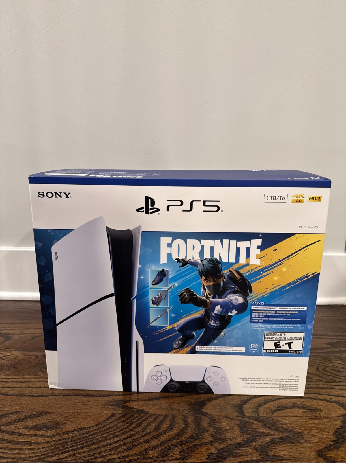PlayStation 5 (PS5) Slim Console Disc Edition 1TB – Fortnite Bundle – New Sealed